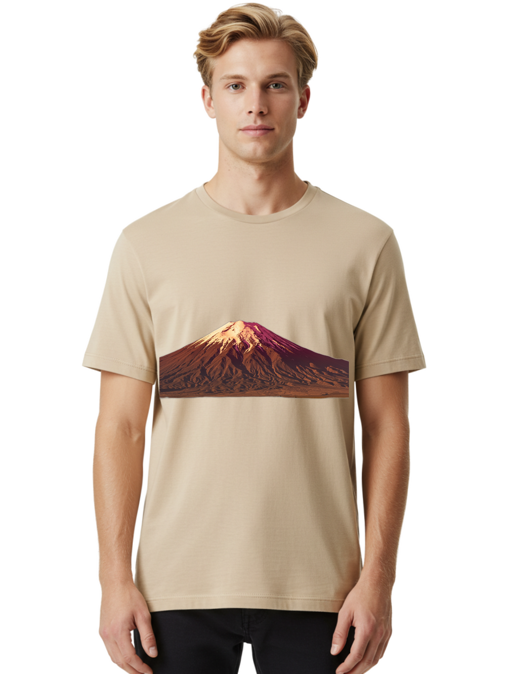 Mountain Men'S Graphic Tee, 100% Cotton, Comfortable Casual Summer Wear, Machine Washable, Vintage Camera, Old Camera, Antique Camera, Black Camera, Classic Photography, Photography Equipment, Nostalgic Device, Film Camera, Camera Art Bam937