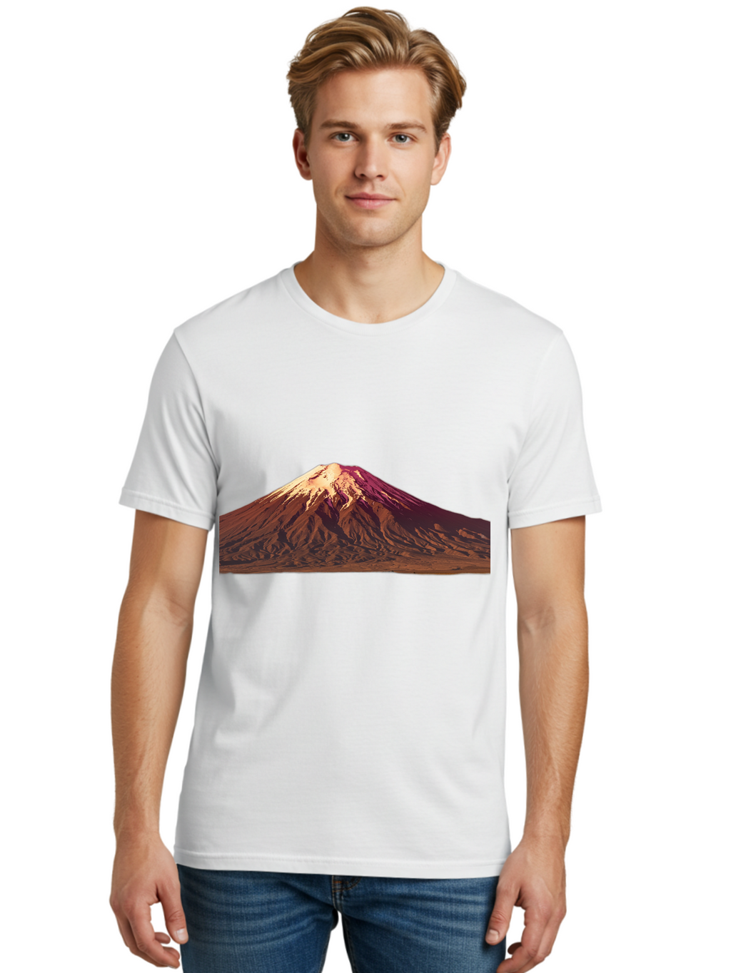 Mountain Men'S Graphic Tee, 100% Cotton, Comfortable Casual Summer Wear, Machine Washable, Vintage Camera, Old Camera, Antique Camera, Black Camera, Classic Photography, Photography Equipment, Nostalgic Device, Film Camera, Camera Art Bam937
