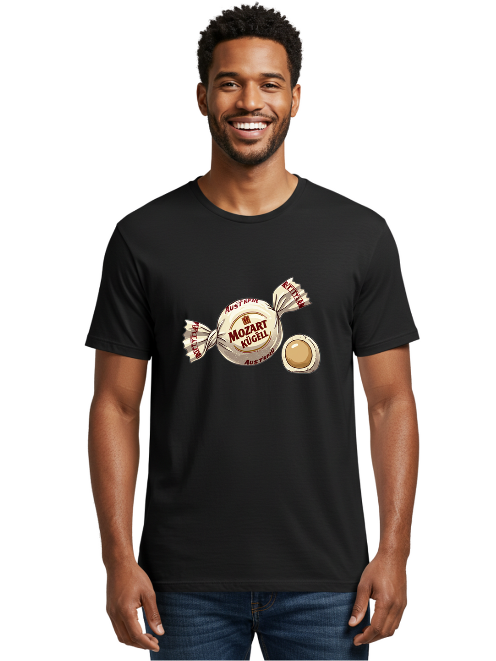 Mozart-Kugell Men'S Graphic Tee, 100% Cotton, Comfortable Casual Summer Wear, Machine Washable, Vintage Camera, Old Camera, Antique Camera, Black Camera, Classic Photography, Photography Equipment, Nostalgic Device, Film Camera, Camera Art Bam938