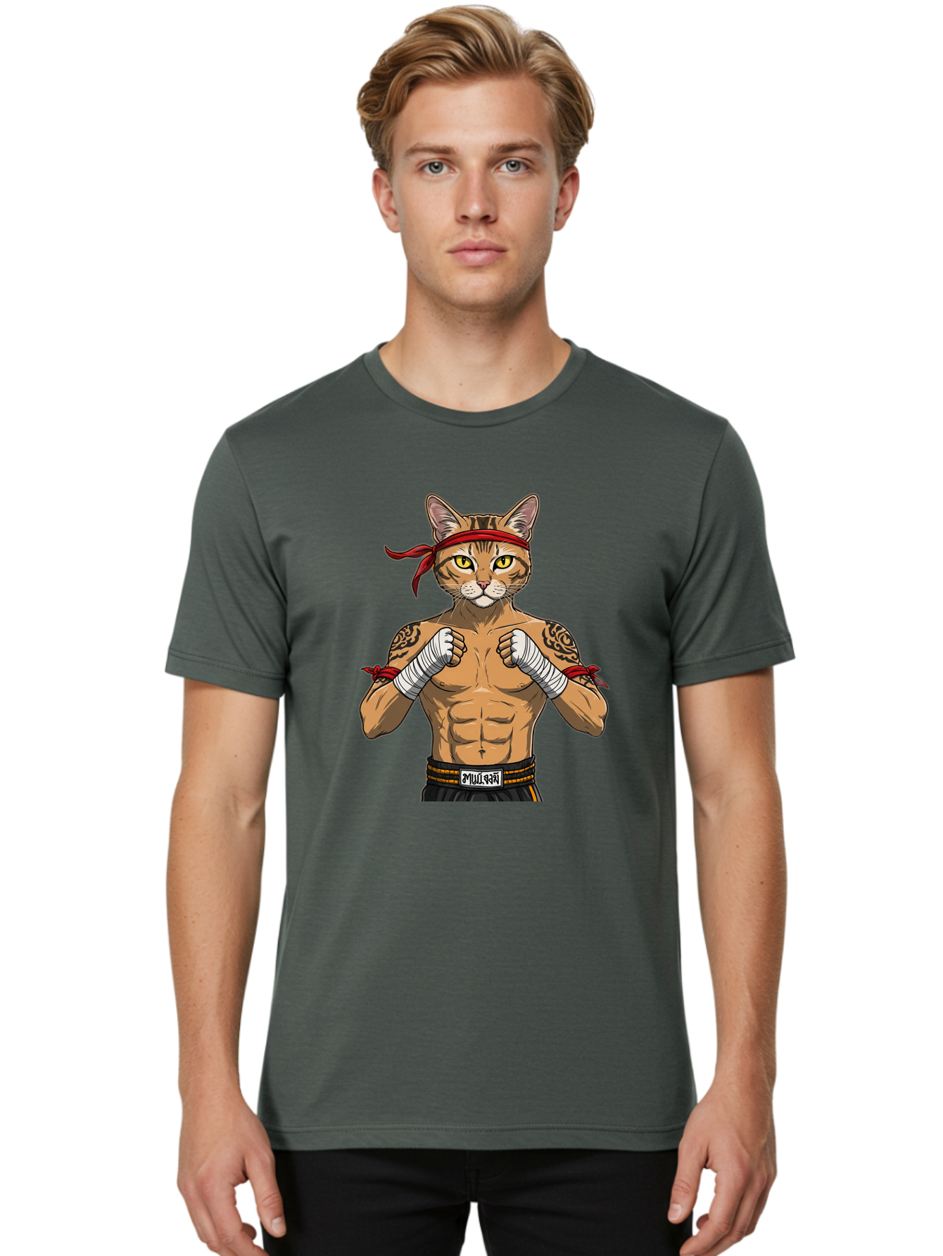 Muay-Cat Men'S Graphic Tee, 100% Cotton, Comfortable Casual Summer Wear, Machine Washable, Vintage Camera, Old Camera, Antique Camera, Black Camera, Classic Photography, Photography Equipment, Nostalgic Device, Film Camera, Camera Art Bam940