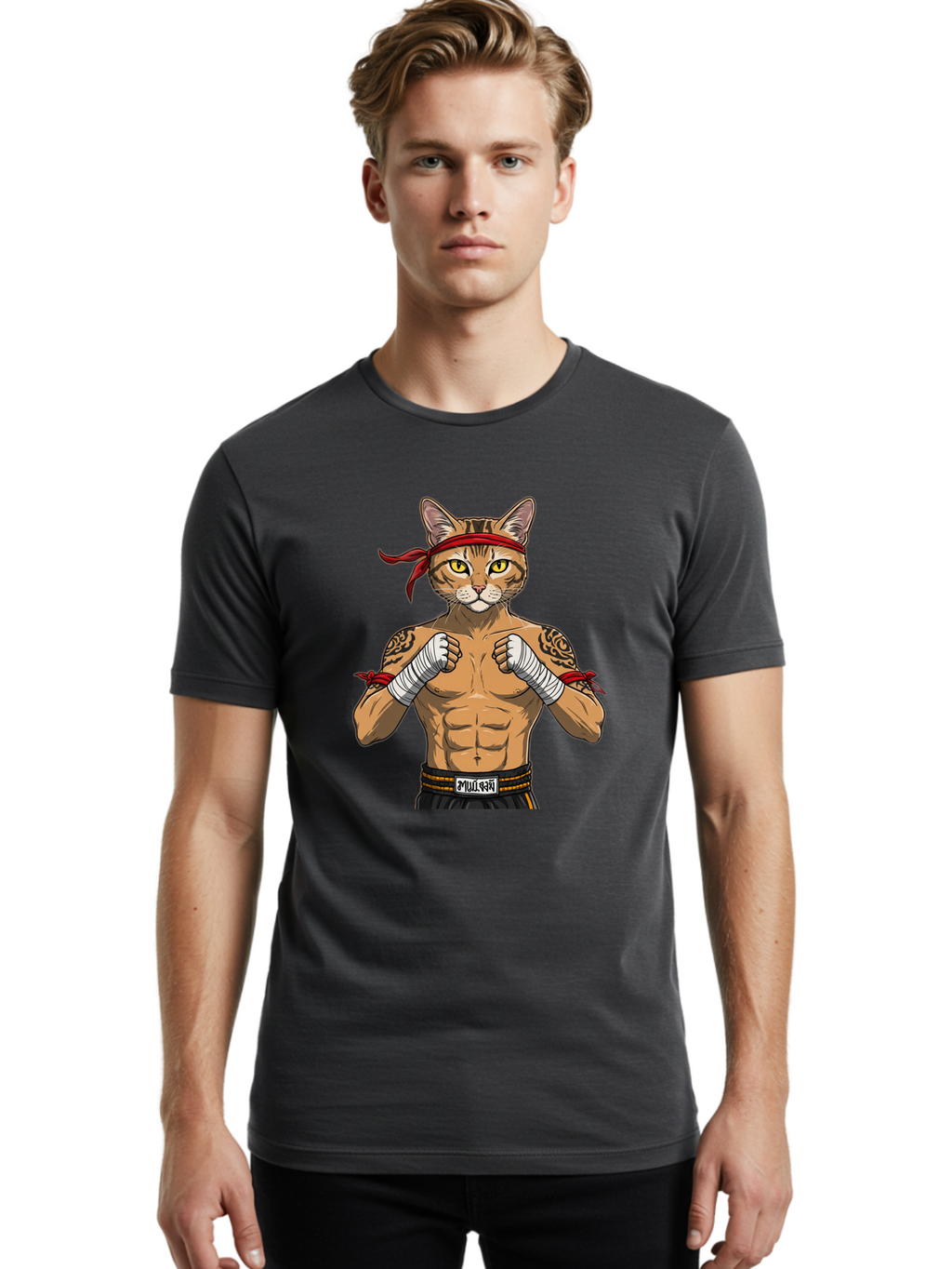 Muay-Cat Men'S Graphic Tee, 100% Cotton, Comfortable Casual Summer Wear, Machine Washable, Vintage Camera, Old Camera, Antique Camera, Black Camera, Classic Photography, Photography Equipment, Nostalgic Device, Film Camera, Camera Art Bam940