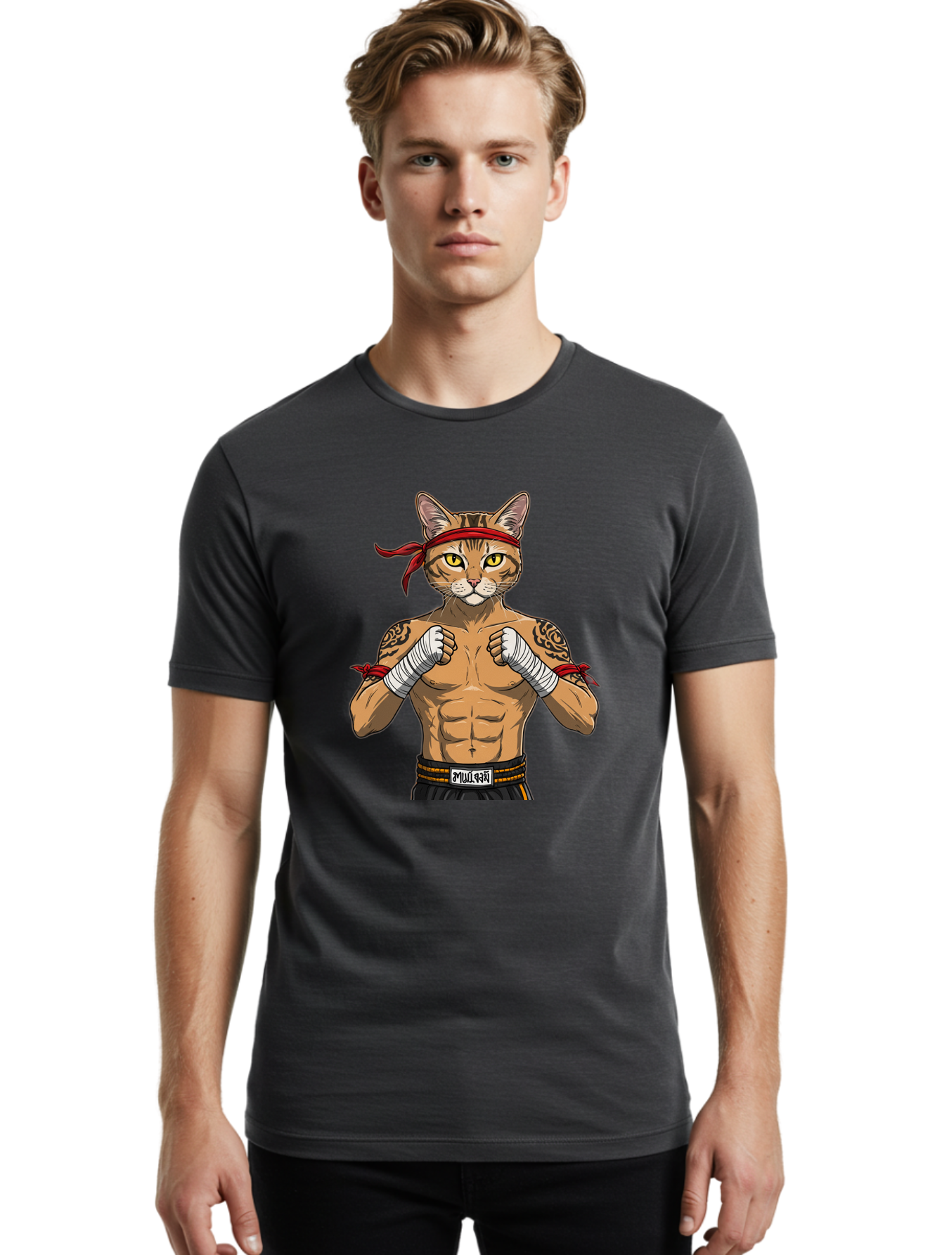 Muay-Cat Men'S Graphic Tee, 100% Cotton, Comfortable Casual Summer Wear, Machine Washable, Vintage Camera, Old Camera, Antique Camera, Black Camera, Classic Photography, Photography Equipment, Nostalgic Device, Film Camera, Camera Art Bam940