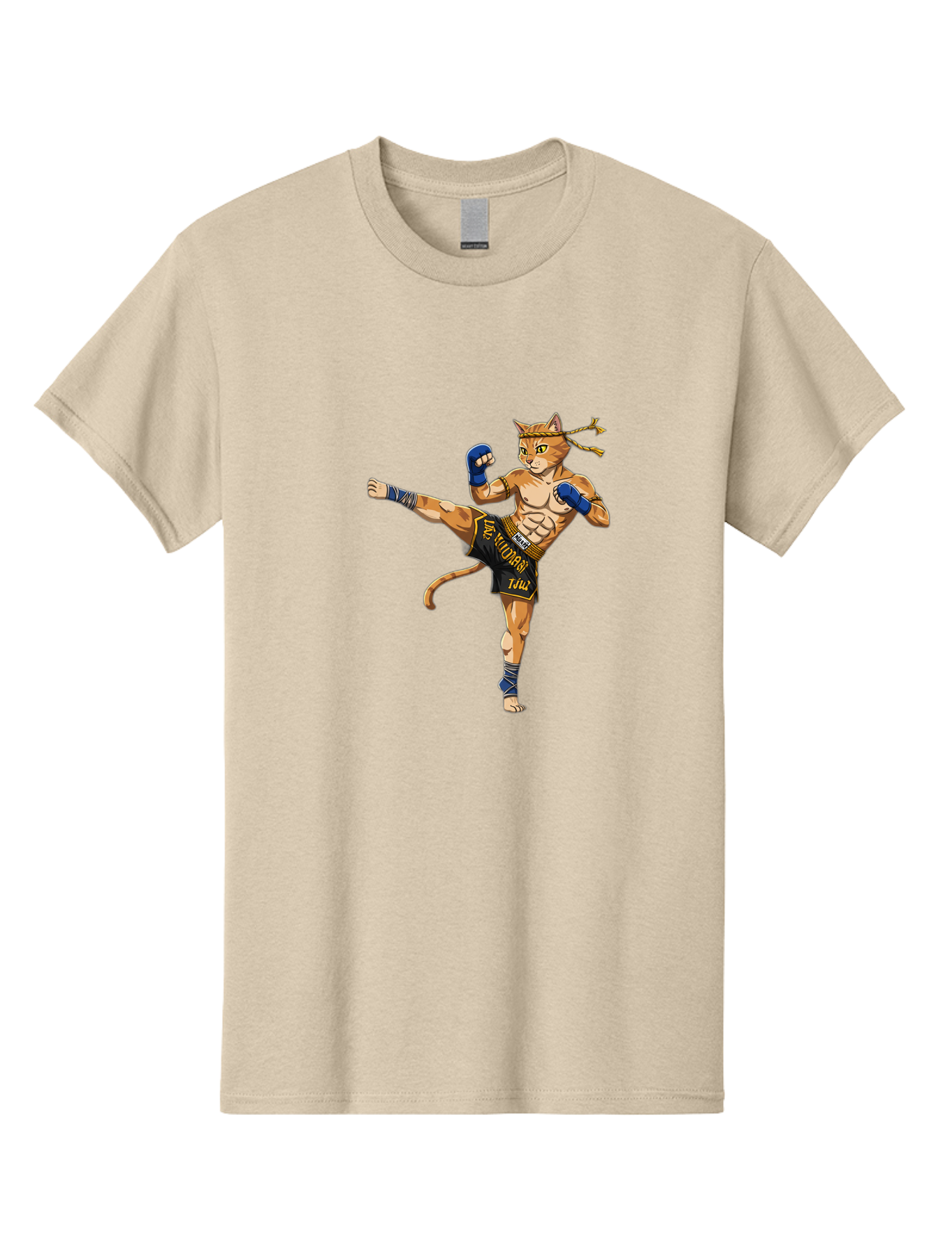 Muay-Thai-Cat-1 Men'S Graphic Tee, 100% Cotton, Comfortable Casual Summer Wear, Machine Washable, Vintage Camera, Old Camera, Antique Camera, Black Camera, Classic Photography, Photography Equipment, Nostalgic Device, Film Camera, Camera Art Bam941