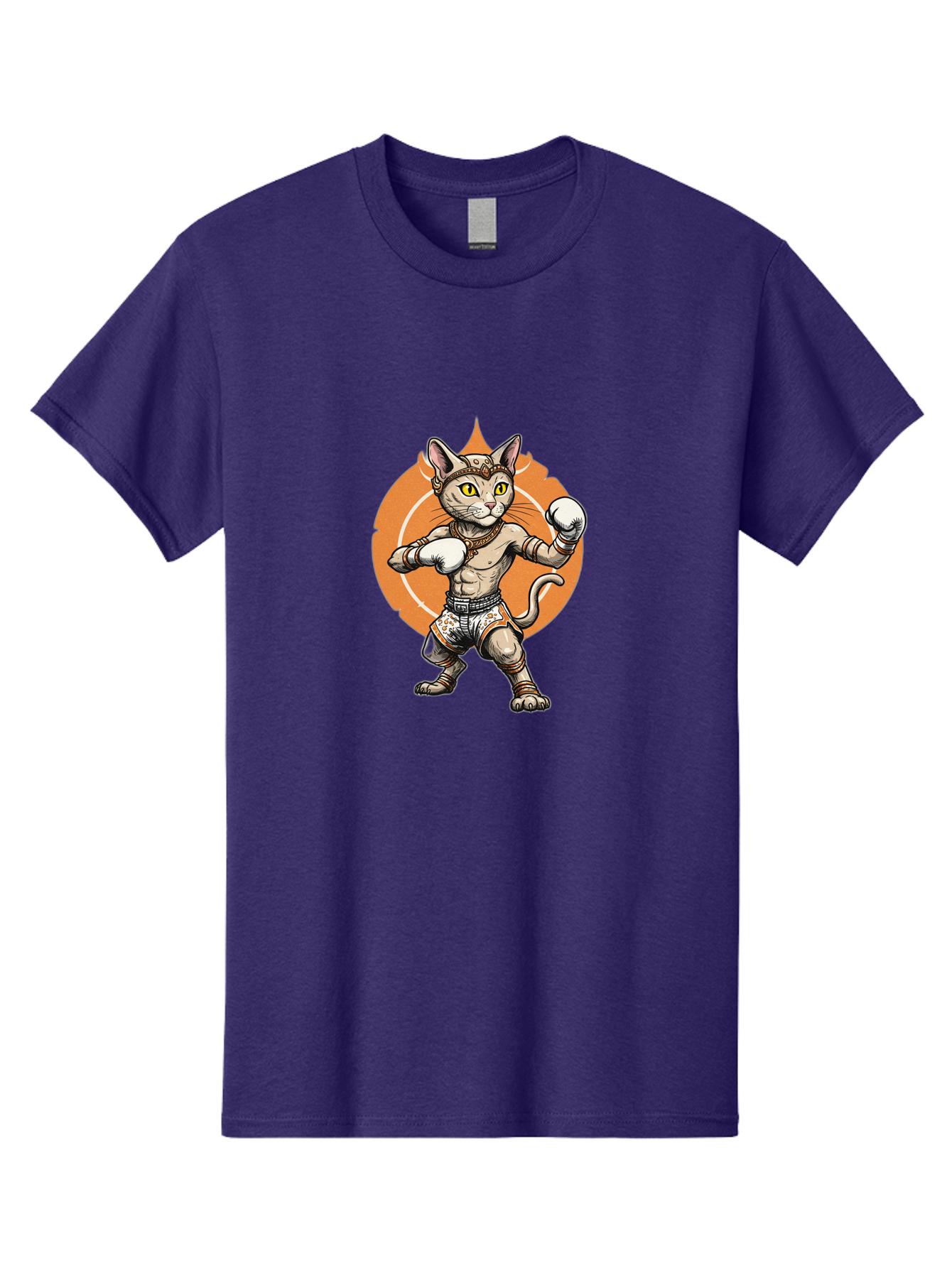 Muay-Thai-Cat-3 Men'S Graphic Tee, 100% Cotton, Comfortable Casual Summer Wear, Machine Washable, Vintage Camera, Old Camera, Antique Camera, Black Camera, Classic Photography, Photography Equipment, Nostalgic Device, Film Camera, Camera Art Bam943