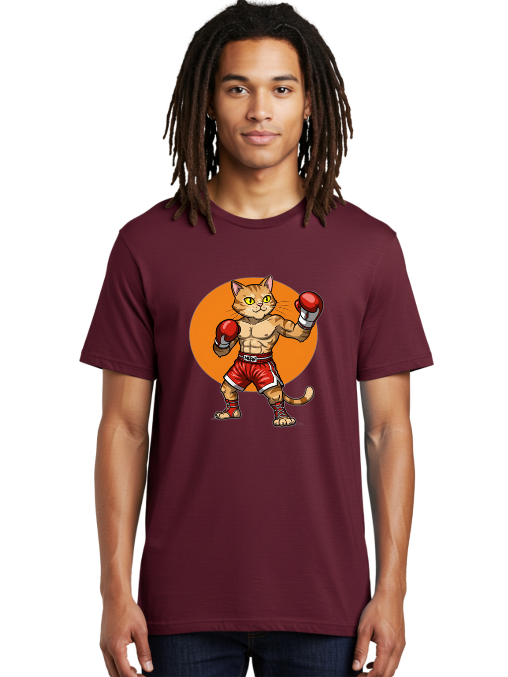 Muay-Thai-Cat Men'S Graphic Tee, 100% Cotton, Comfortable Casual Summer Wear, Machine Washable, Vintage Camera, Old Camera, Antique Camera, Black Camera, Classic Photography, Photography Equipment, Nostalgic Device, Film Camera, Camera Art Bam945