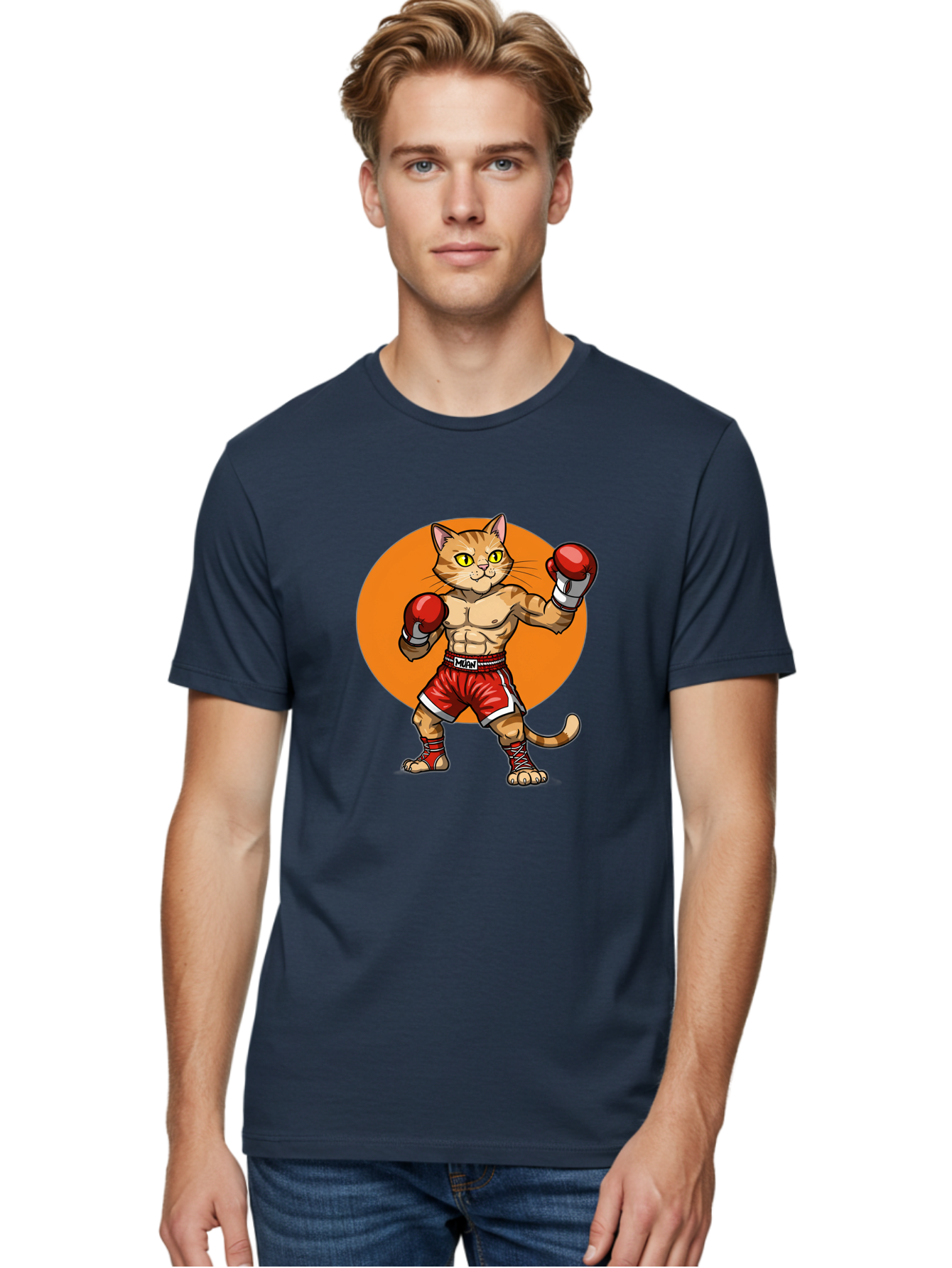Muay-Thai-Cat Men'S Graphic Tee, 100% Cotton, Comfortable Casual Summer Wear, Machine Washable, Vintage Camera, Old Camera, Antique Camera, Black Camera, Classic Photography, Photography Equipment, Nostalgic Device, Film Camera, Camera Art Bam945