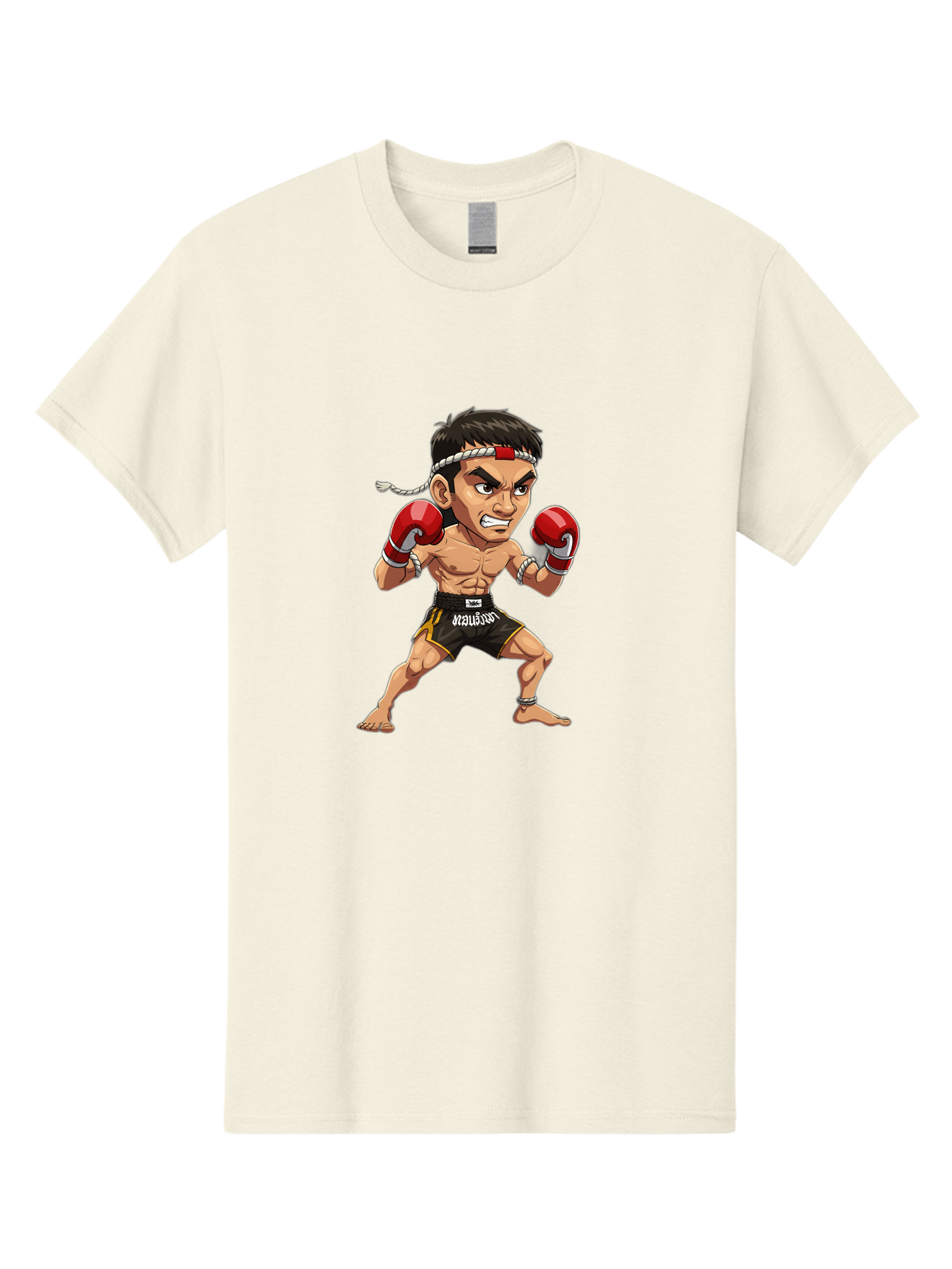 Muay-Thai-Fighter-1 Men'S Graphic Tee, 100% Cotton, Comfortable Casual Summer Wear, Machine Washable, Vintage Camera, Old Camera, Antique Camera, Black Camera, Classic Photography, Photography Equipment, Nostalgic Device, Film Camera, Bam946