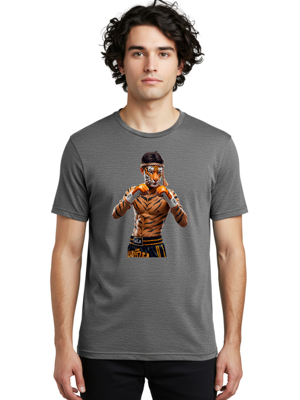 Muay-Thai-Fighter-3 Men'S Graphic Tee, 100% Cotton, Comfortable Casual Summer Wear, Machine Washable, Vintage Camera, Old Camera, Antique Camera, Black Camera, Classic Photography, Photography Equipment, Nostalgic Device, Film Camera, Bam948