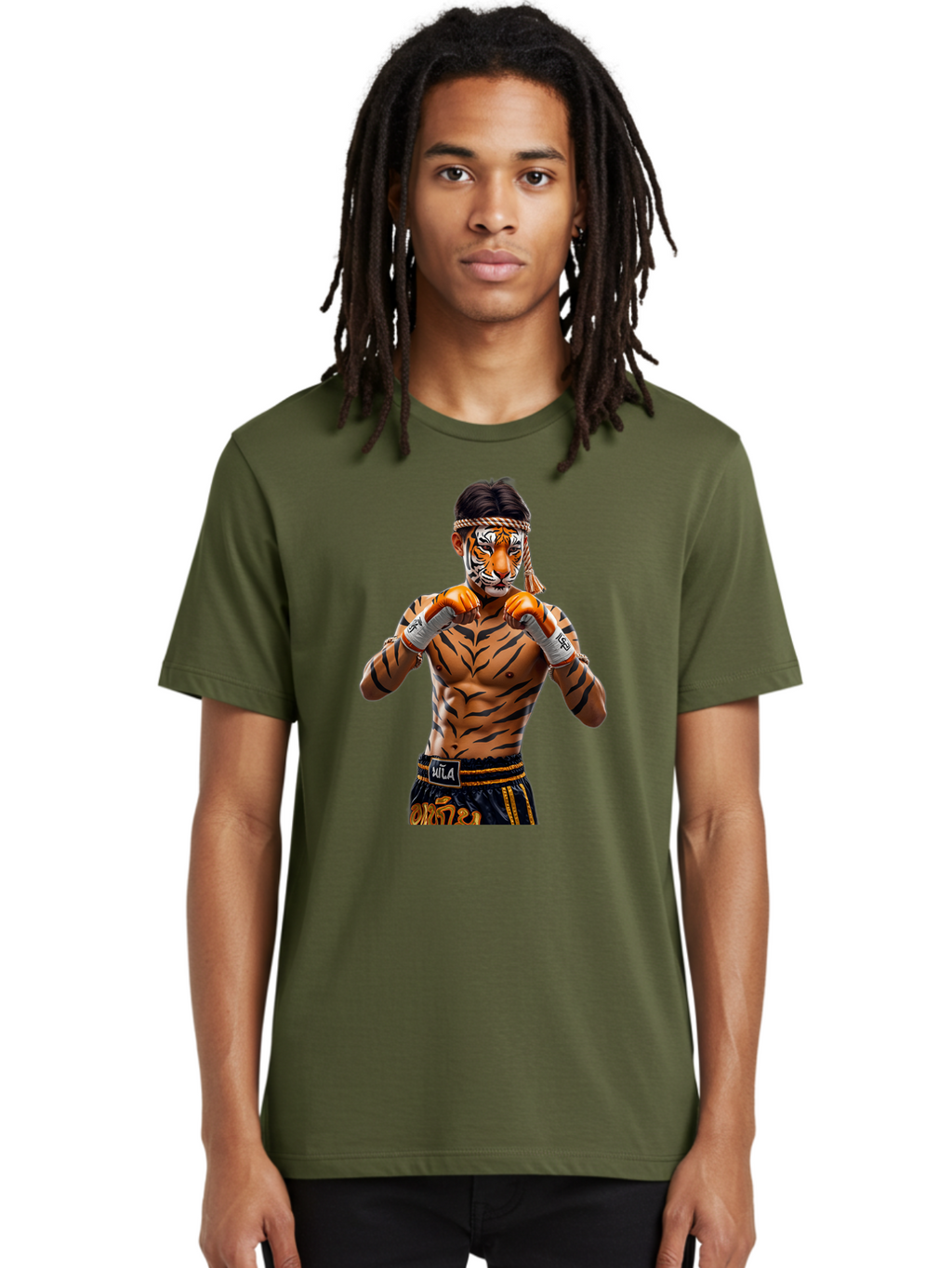Muay-Thai-Fighter-3 Men'S Graphic Tee, 100% Cotton, Comfortable Casual Summer Wear, Machine Washable, Vintage Camera, Old Camera, Antique Camera, Black Camera, Classic Photography, Photography Equipment, Nostalgic Device, Film Camera, Bam948