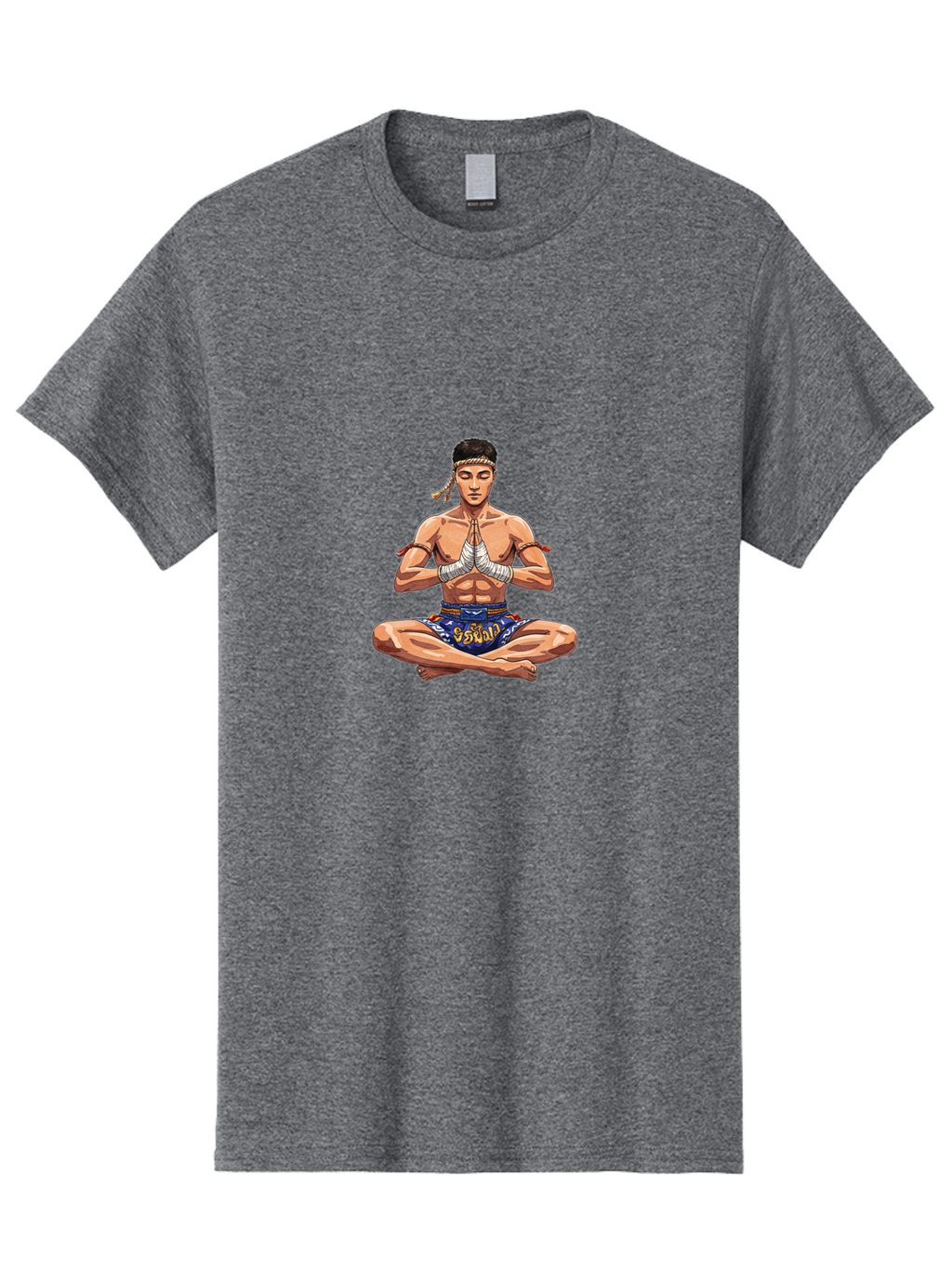 Muay-Thai-Fighter-Meditation Men'S Graphic Tee, 100% Cotton, Comfortable Casual Summer Wear, Machine Washable, Vintage Camera, Old Camera, Antique Camera, Black Camera, Classic Photography, Photography Equipment, Nostalgic Device, Film Camera, Bam952