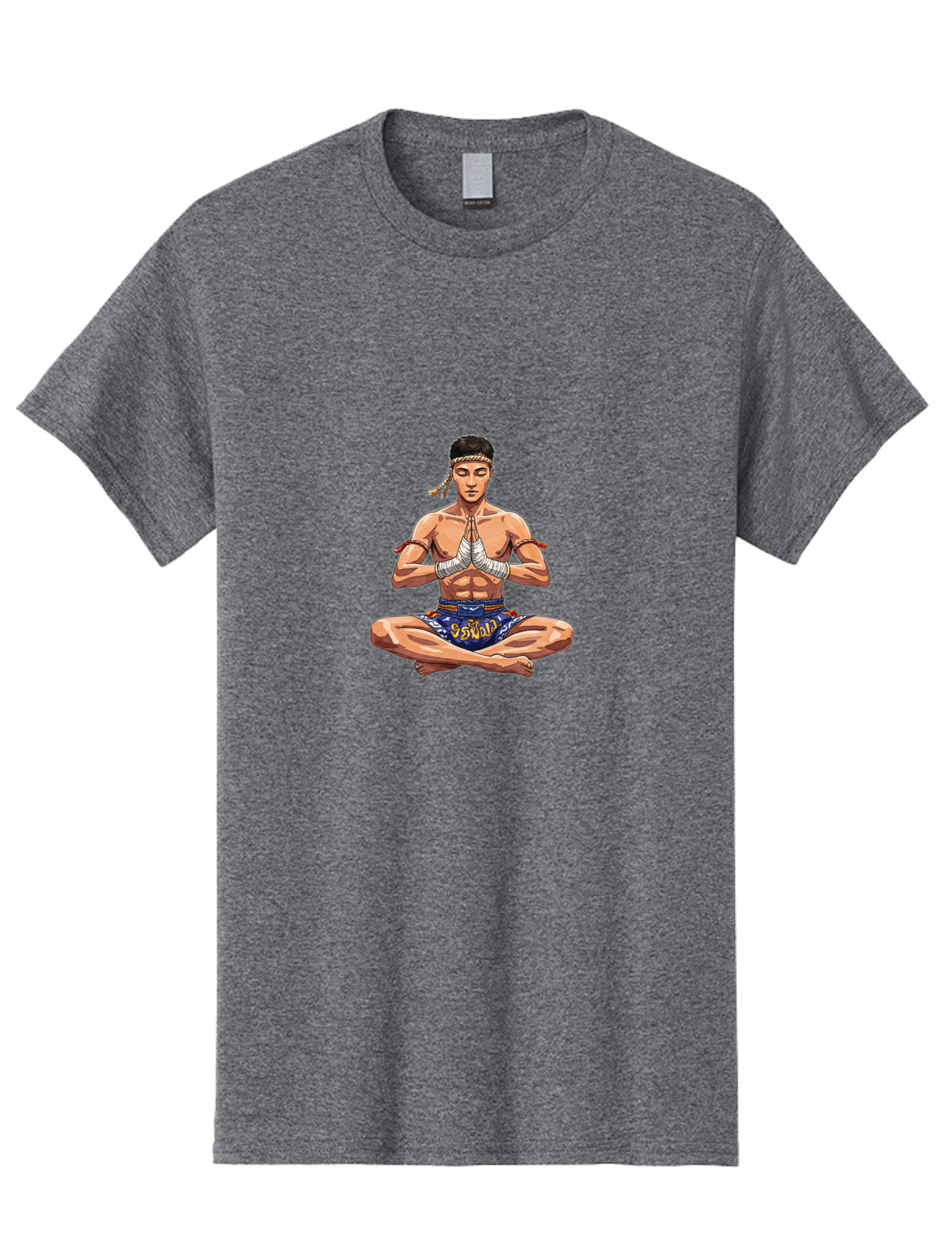 Muay-Thai-Fighter-Meditation Men'S Graphic Tee, 100% Cotton, Comfortable Casual Summer Wear, Machine Washable, Vintage Camera, Old Camera, Antique Camera, Black Camera, Classic Photography, Photography Equipment, Nostalgic Device, Film Camera, Bam952