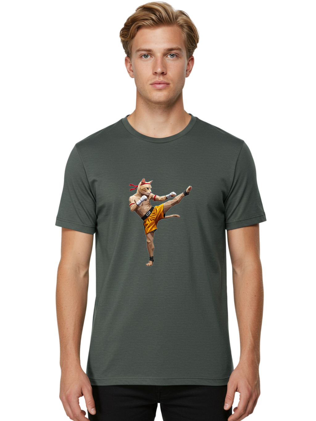 Muay-Thai-Fighter Men'S Graphic Tee, 100% Cotton, Comfortable Casual Summer Wear, Machine Washable, Vintage Camera, Old Camera, Antique Camera, Black Camera, Classic Photography, Photography Equipment, Nostalgic Device, Film Camera, Camera Art Bam953