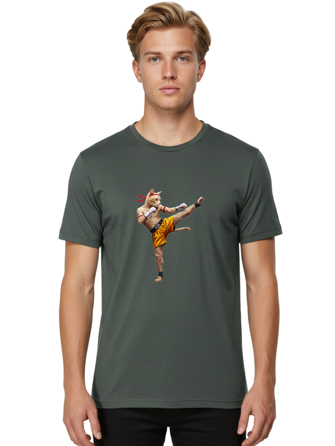 Muay-Thai-Fighter Men'S Graphic Tee, 100% Cotton, Comfortable Casual Summer Wear, Machine Washable, Vintage Camera, Old Camera, Antique Camera, Black Camera, Classic Photography, Photography Equipment, Nostalgic Device, Film Camera, Camera Art Bam953