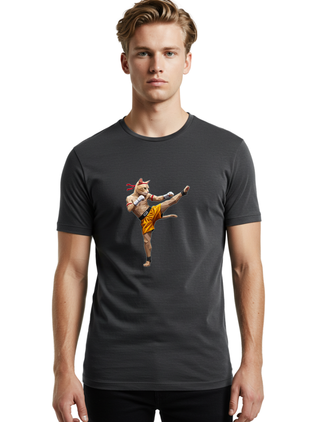 Muay-Thai-Fighter Men'S Graphic Tee, 100% Cotton, Comfortable Casual Summer Wear, Machine Washable, Vintage Camera, Old Camera, Antique Camera, Black Camera, Classic Photography, Photography Equipment, Nostalgic Device, Film Camera, Camera Art Bam953
