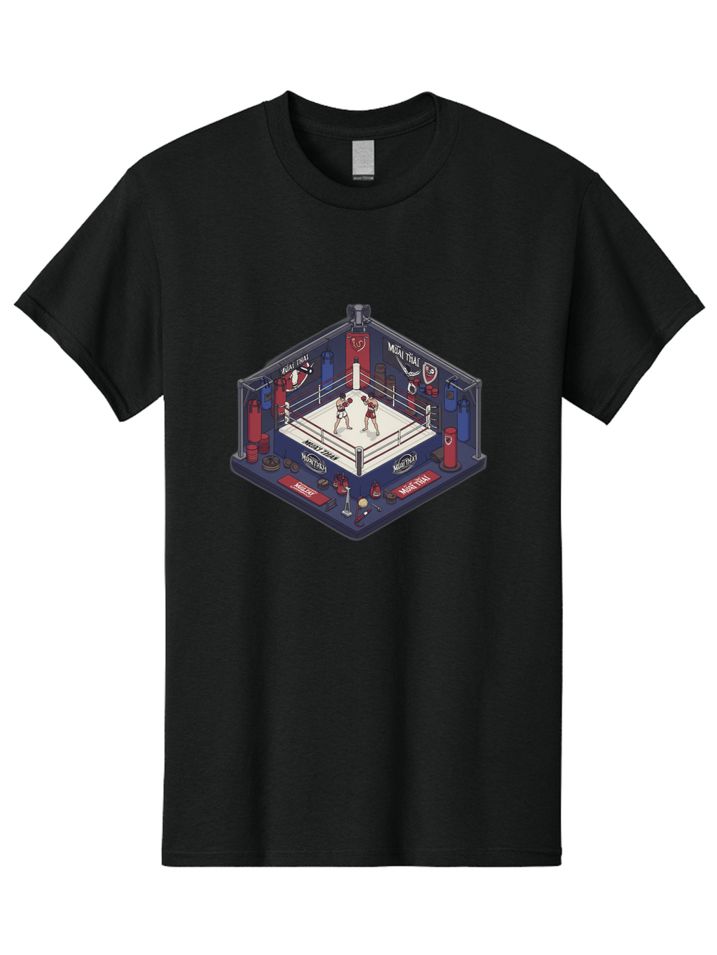 Muay-Thai Men'S Graphic Tee, 100% Cotton, Comfortable Casual Summer Wear, Machine Washable, Vintage Camera, Old Camera, Antique Camera, Black Camera, Classic Photography, Photography Equipment, Nostalgic Device, Film Camera, Camera Art Bam955