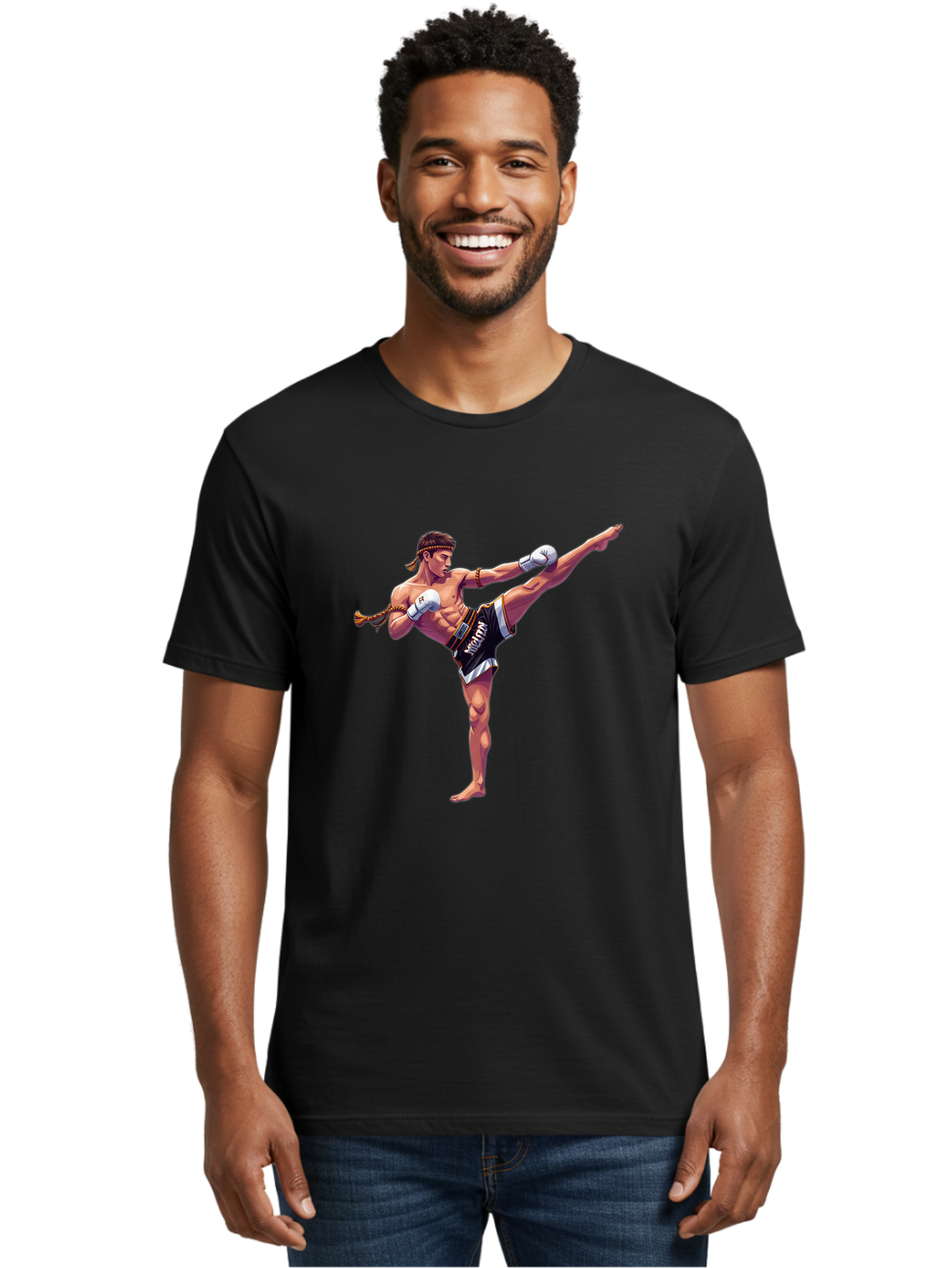 Muaythai-Kick Men'S Graphic Tee, 100% Cotton, Comfortable Casual Summer Wear, Machine Washable, Vintage Camera, Old Camera, Antique Camera, Black Camera, Classic Photography, Photography Equipment, Nostalgic Device, Film Camera, Camera Art Bam956
