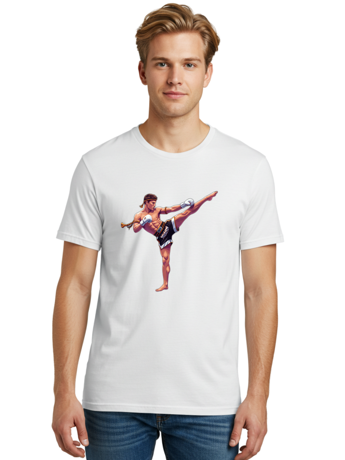 Muaythai-Kick Men'S Graphic Tee, 100% Cotton, Comfortable Casual Summer Wear, Machine Washable, Vintage Camera, Old Camera, Antique Camera, Black Camera, Classic Photography, Photography Equipment, Nostalgic Device, Film Camera, Camera Art Bam956