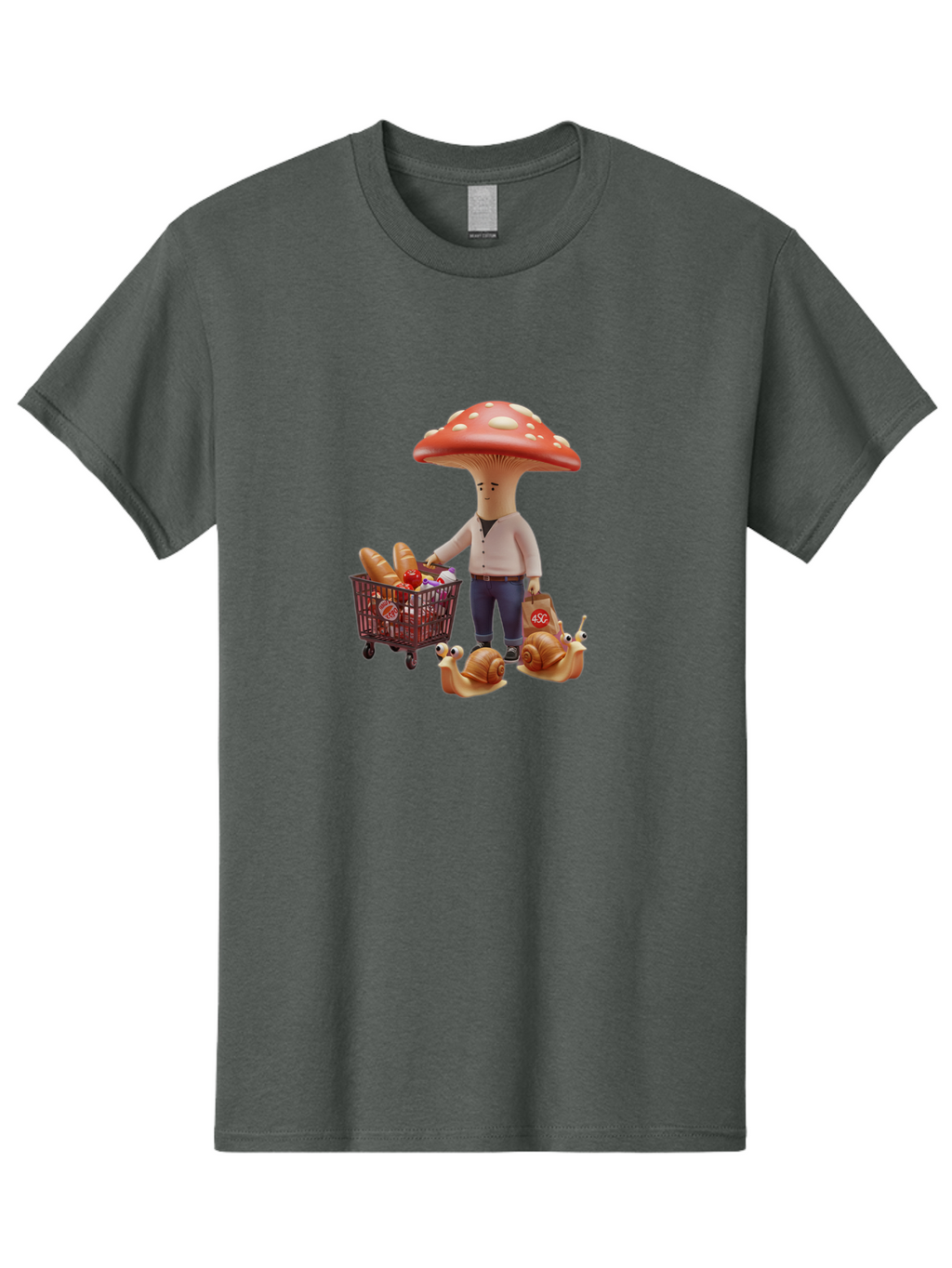 Mushroom-Head-Grocery-Shopper Men'S Graphic Tee, 100% Cotton, Comfortable Casual Summer Wear, Machine Washable, Vintage Camera, Old Camera, Antique Camera, Black Camera, Classic Photography, Photography Equipment, Nostalgic Device, Bam964