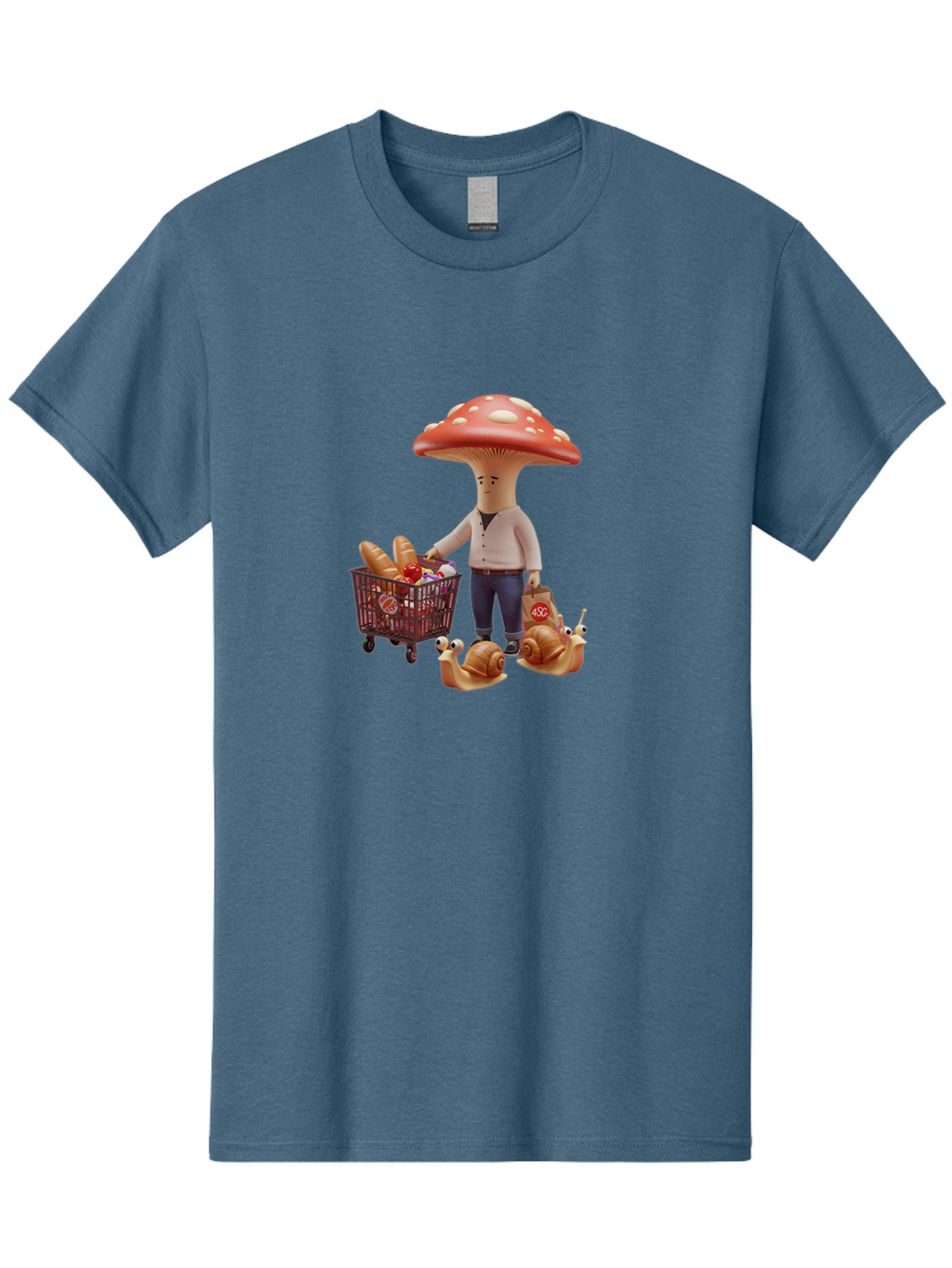 Mushroom-Head-Grocery-Shopper Men'S Graphic Tee, 100% Cotton, Comfortable Casual Summer Wear, Machine Washable, Vintage Camera, Old Camera, Antique Camera, Black Camera, Classic Photography, Photography Equipment, Nostalgic Device, Bam964