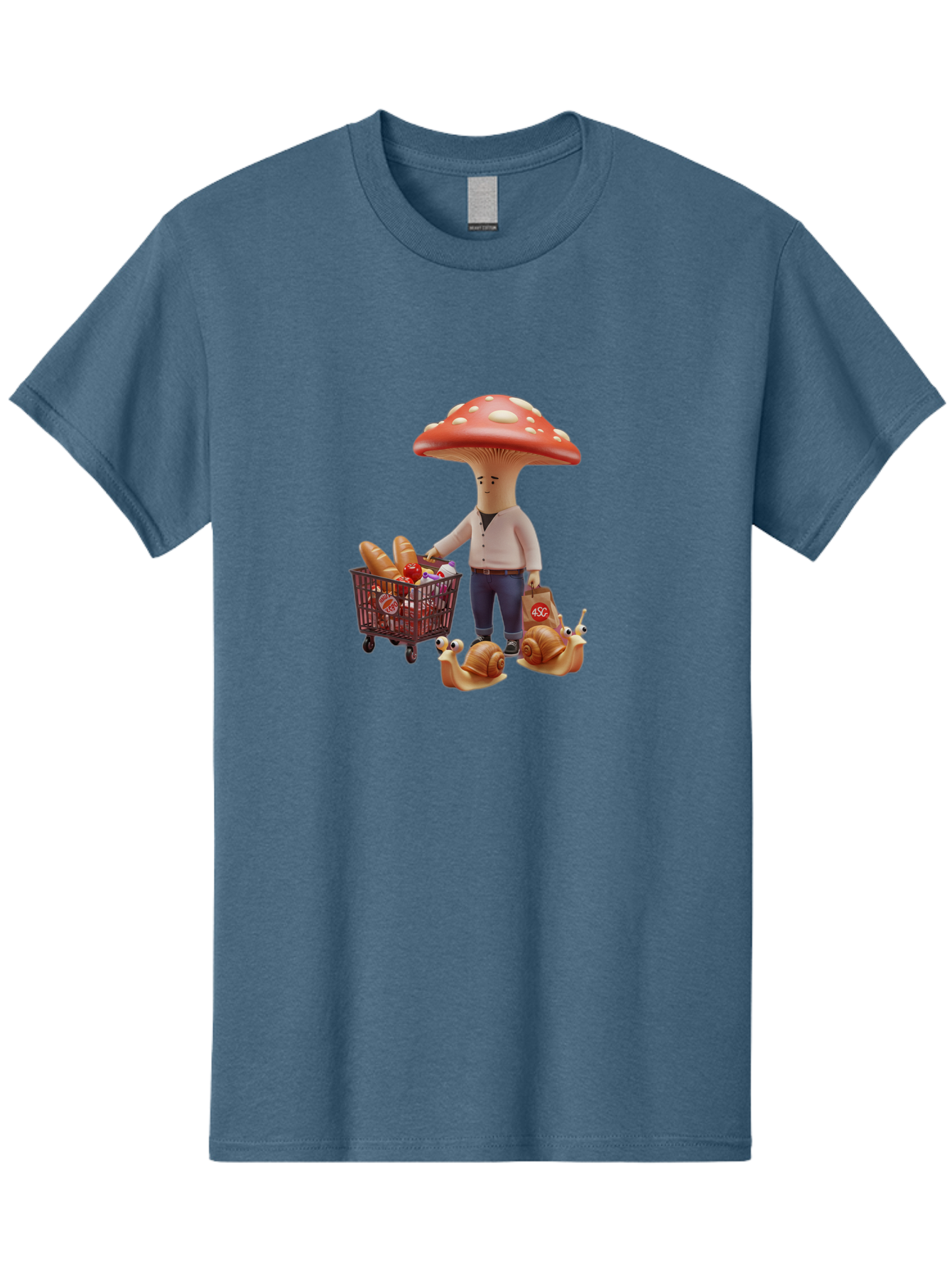 Mushroom-Head-Grocery-Shopper Men'S Graphic Tee, 100% Cotton, Comfortable Casual Summer Wear, Machine Washable, Vintage Camera, Old Camera, Antique Camera, Black Camera, Classic Photography, Photography Equipment, Nostalgic Device, Bam964