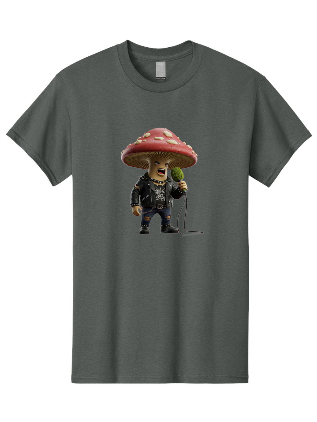 Mushroom-Head-Punk Men'S Graphic Tee, 100% Cotton, Comfortable Casual Summer Wear, Machine Washable, Vintage Camera, Old Camera, Antique Camera, Black Camera, Classic Photography, Photography Equipment, Nostalgic Device, Film Camera, Bam965