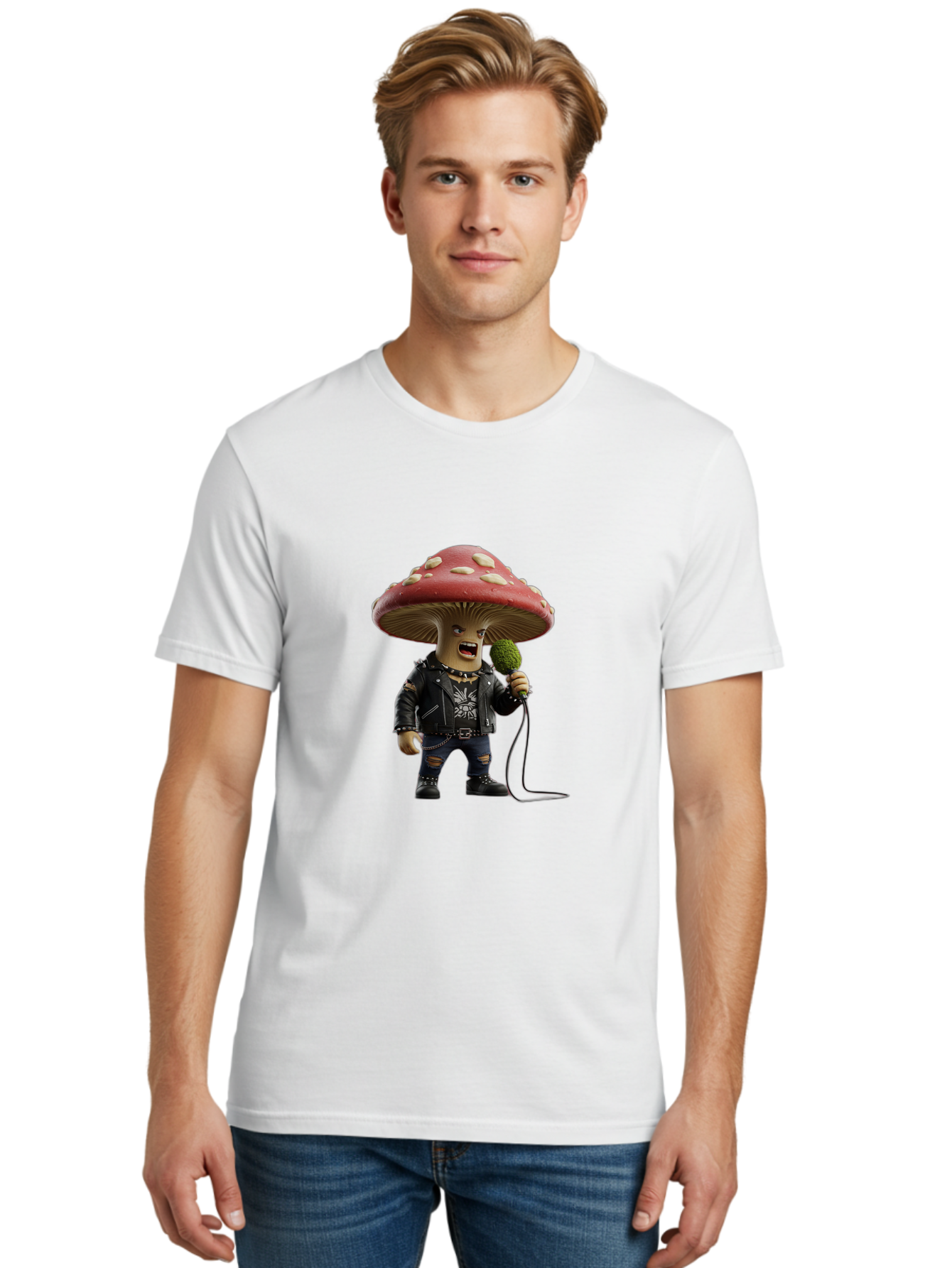 Mushroom-Head-Punk Men'S Graphic Tee, 100% Cotton, Comfortable Casual Summer Wear, Machine Washable, Vintage Camera, Old Camera, Antique Camera, Black Camera, Classic Photography, Photography Equipment, Nostalgic Device, Film Camera, Bam965