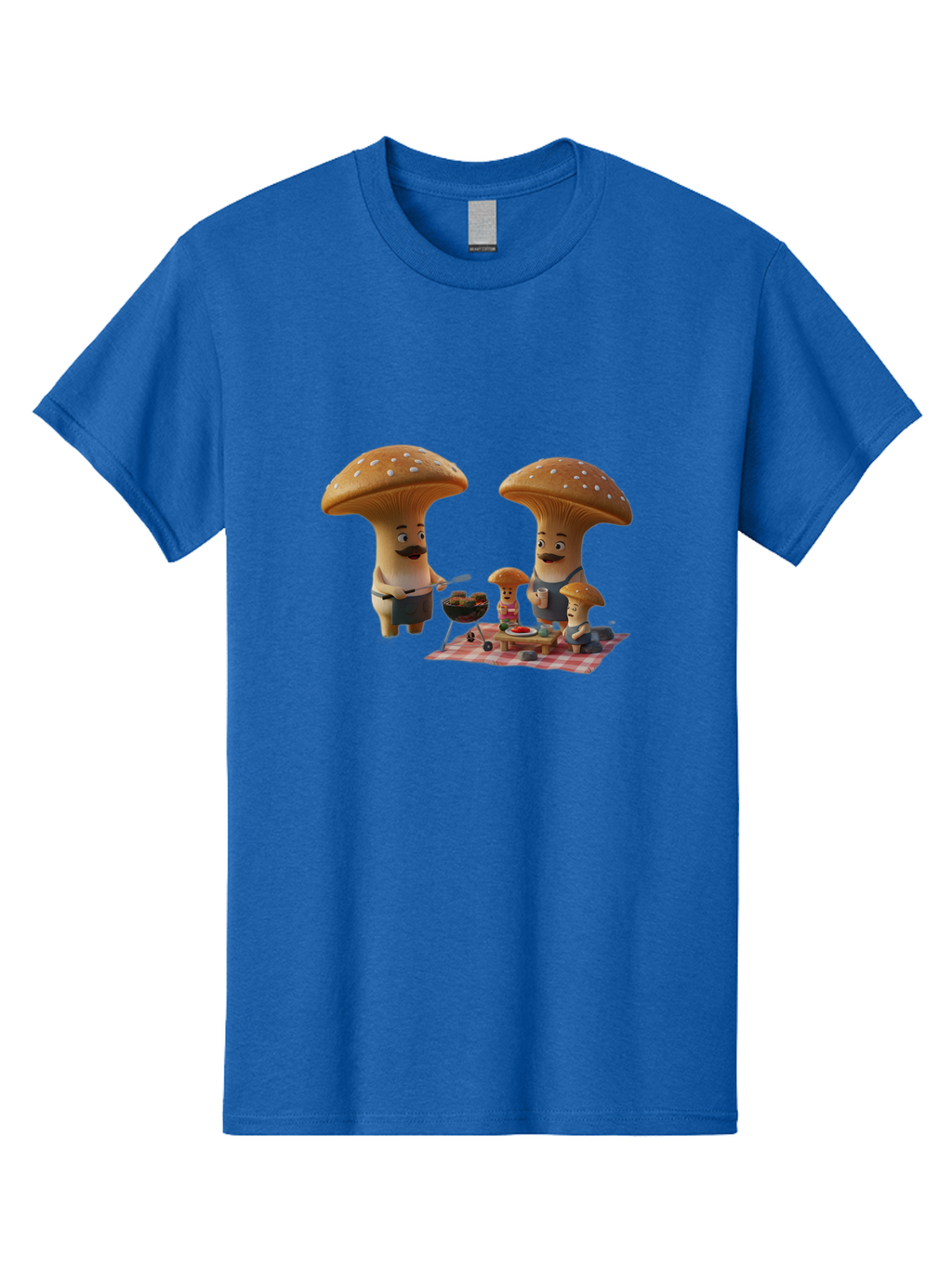 Mushroom-People-Picnic Men'S Graphic Tee, 100% Cotton, Comfortable Casual Summer Wear, Machine Washable, Vintage Camera, Old Camera, Antique Camera, Black Camera, Classic Photography, Photography Equipment, Nostalgic Device, Film Camera, Bam966