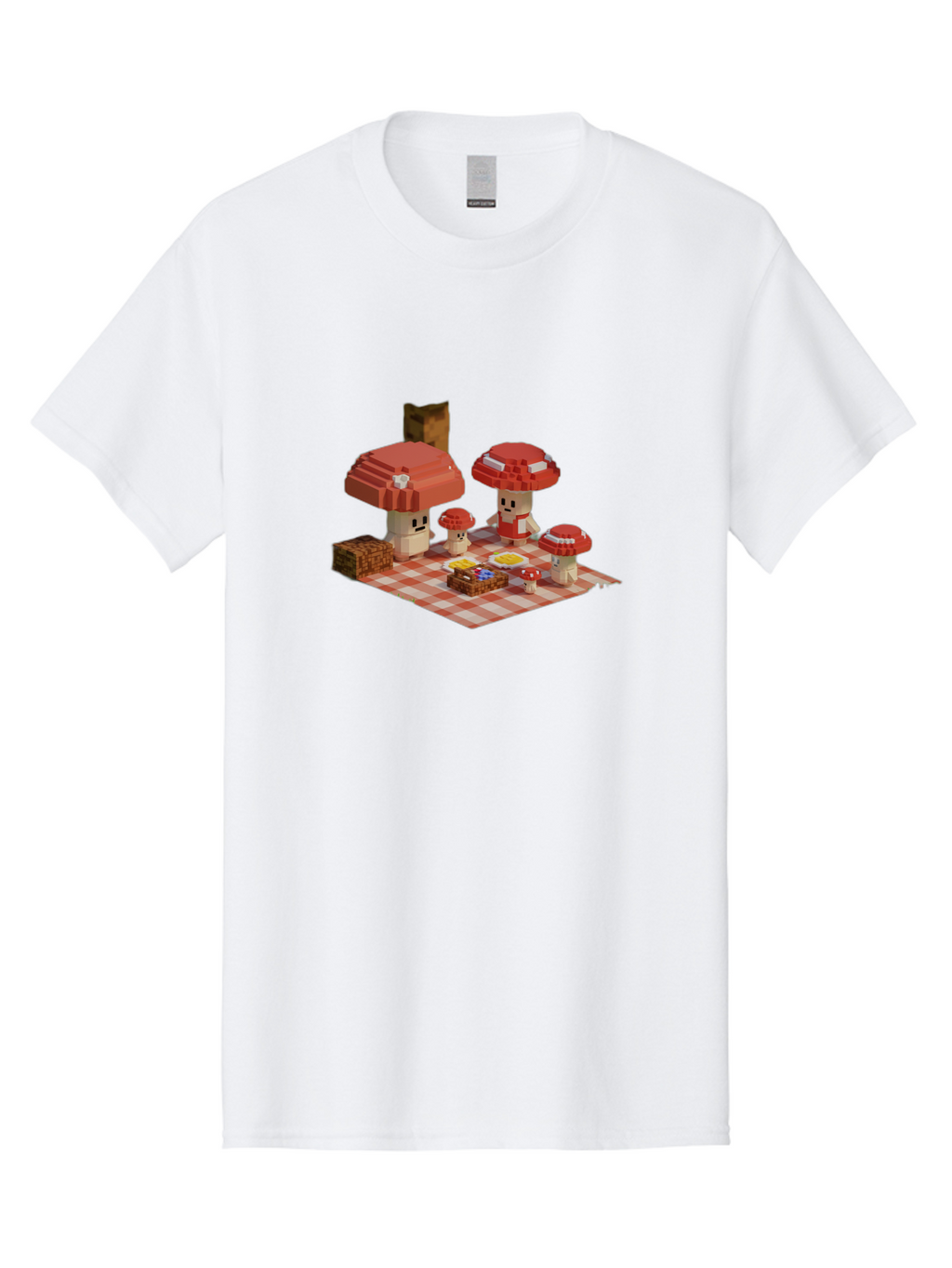 Mushroom-Picnic Men'S Graphic Tee, 100% Cotton, Comfortable Casual Summer Wear, Machine Washable, Vintage Camera, Old Camera, Antique Camera, Black Camera, Classic Photography, Photography Equipment, Nostalgic Device, Film Camera, Camera Art Bam967