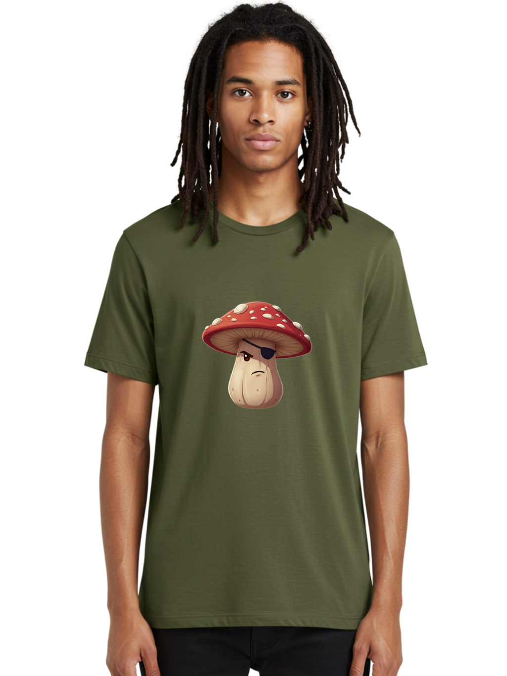 Mushroom-Pirate-1 Men'S Graphic Tee, 100% Cotton, Comfortable Casual Summer Wear, Machine Washable, Vintage Camera, Old Camera, Antique Camera, Black Camera, Classic Photography, Photography Equipment, Nostalgic Device, Film Camera, Camera Art Bam968