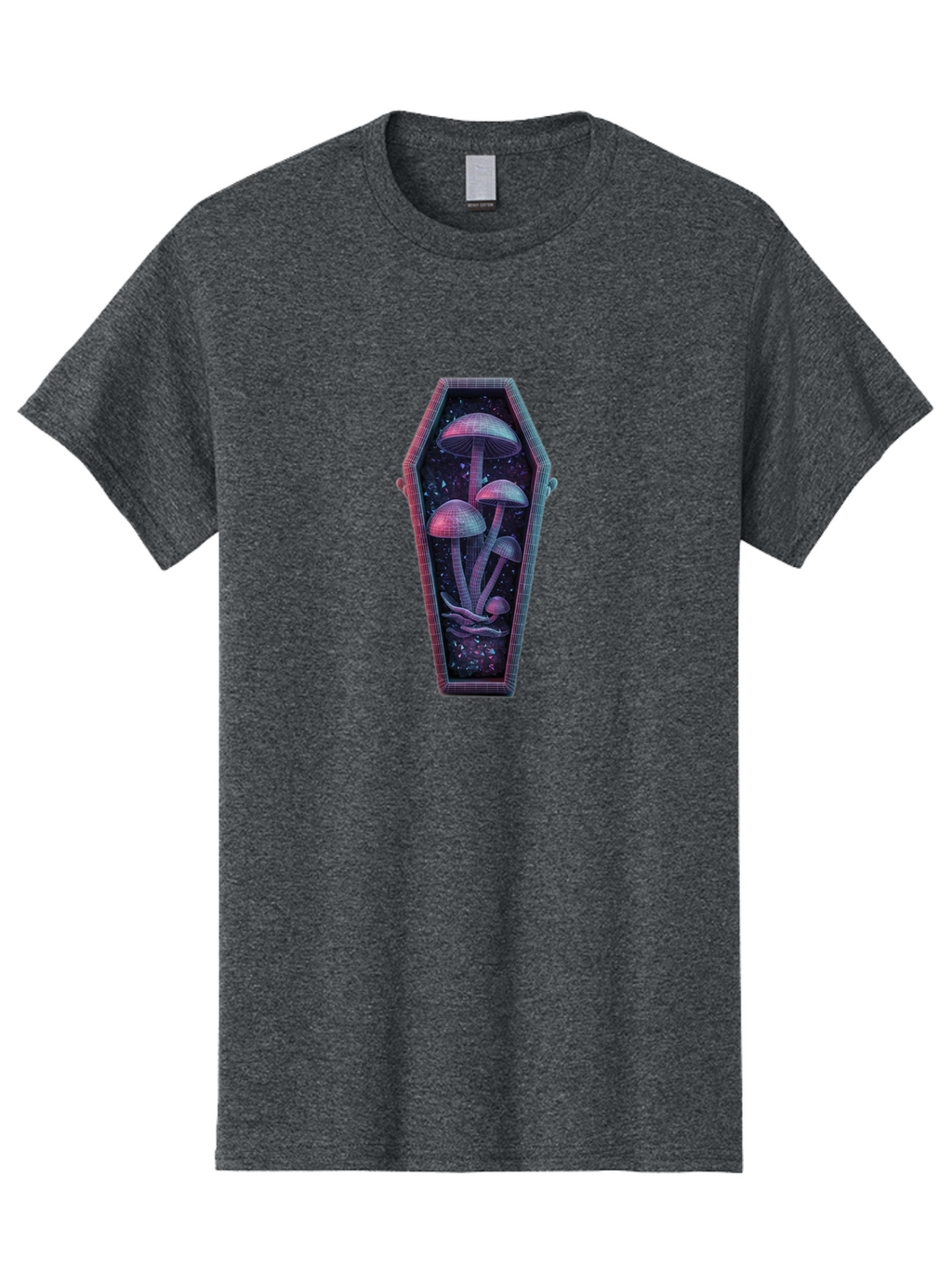 Mushrooms-In-Coffin-3 Men'S Graphic Tee, 100% Cotton, Comfortable Casual Summer Wear, Machine Washable, Vintage Camera, Old Camera, Antique Camera, Black Camera, Classic Photography, Photography Equipment, Nostalgic Device, Film Camera, Bam972