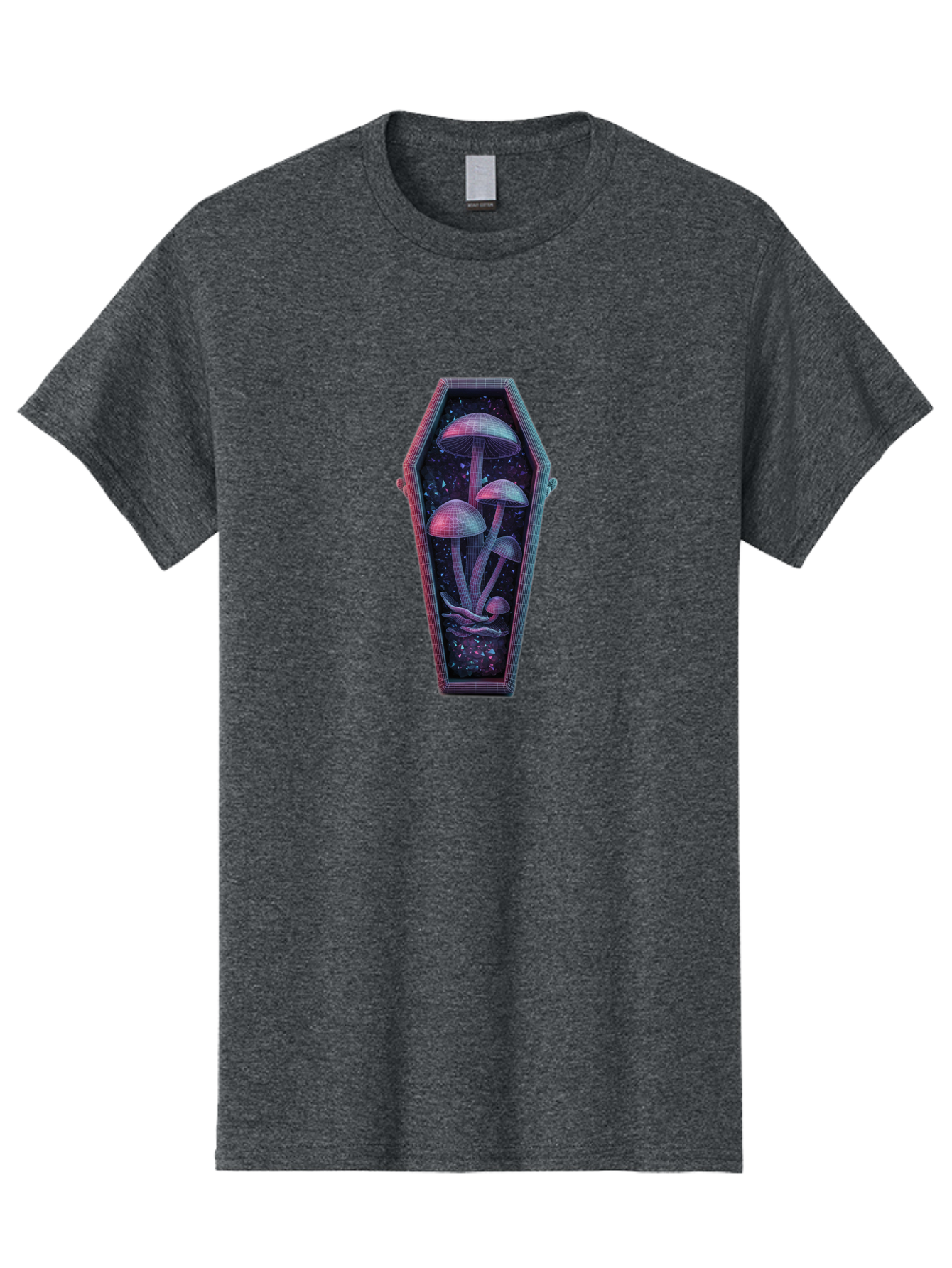 Mushrooms-In-Coffin-3 Men'S Graphic Tee, 100% Cotton, Comfortable Casual Summer Wear, Machine Washable, Vintage Camera, Old Camera, Antique Camera, Black Camera, Classic Photography, Photography Equipment, Nostalgic Device, Film Camera, Bam972