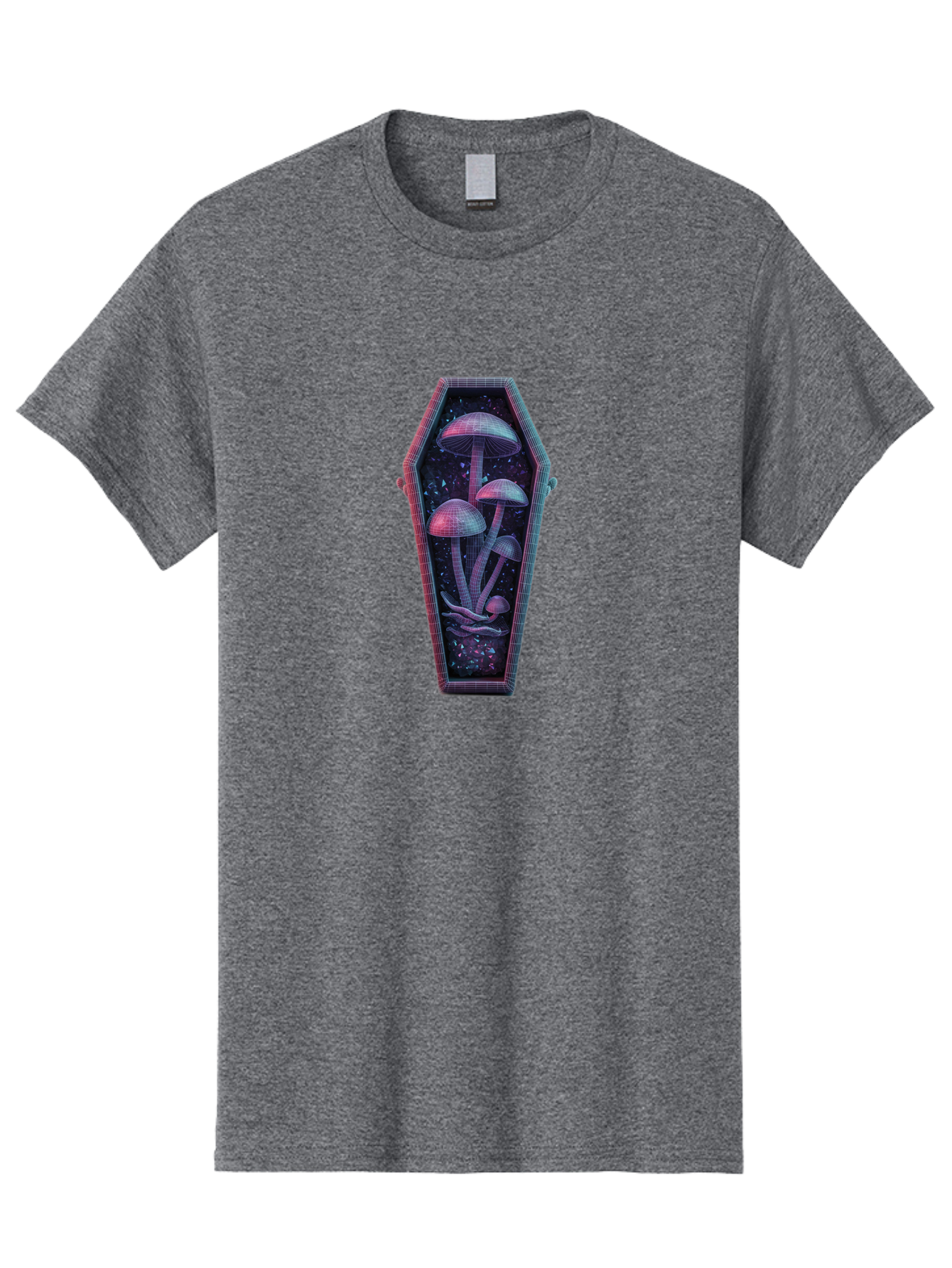 Mushrooms-In-Coffin-3 Men'S Graphic Tee, 100% Cotton, Comfortable Casual Summer Wear, Machine Washable, Vintage Camera, Old Camera, Antique Camera, Black Camera, Classic Photography, Photography Equipment, Nostalgic Device, Film Camera, Bam972