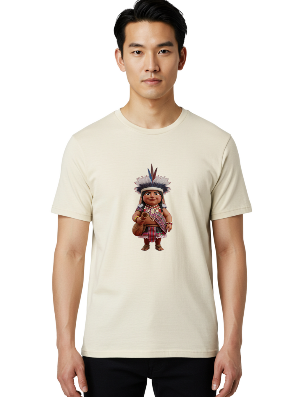 Native-American-Doll Men'S Graphic Tee, 100% Cotton, Comfortable Casual Summer Wear, Machine Washable, Vintage Camera, Old Camera, Antique Camera, Black Camera, Classic Photography, Photography Equipment, Nostalgic Device, Film Camera, Bam976