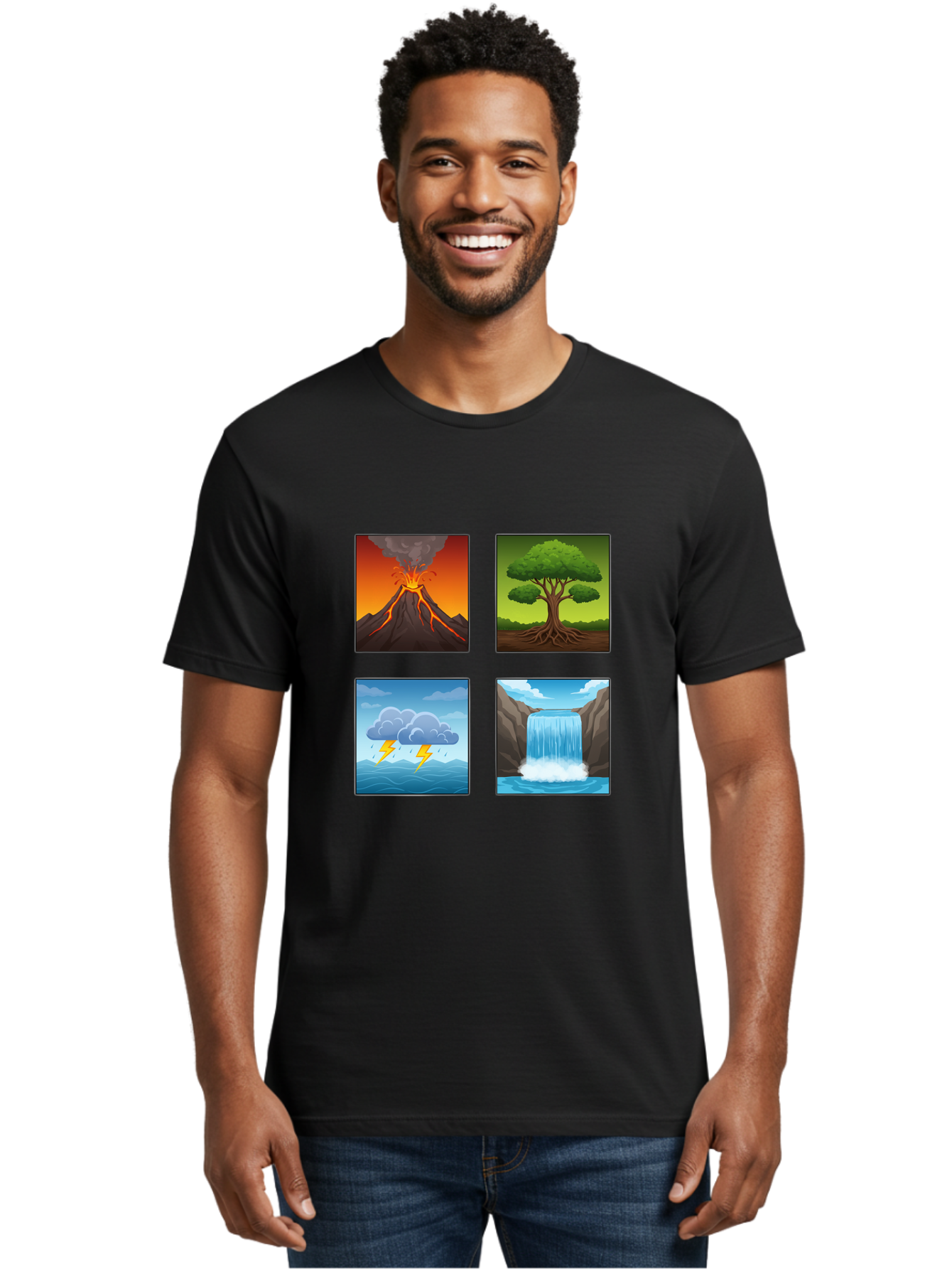 Natural-Elements Men'S Graphic Tee, 100% Cotton, Comfortable Casual Summer Wear, Machine Washable, Vintage Camera, Old Camera, Antique Camera, Black Camera, Classic Photography, Photography Equipment, Nostalgic Device, Film Camera, Camera Art Bam978