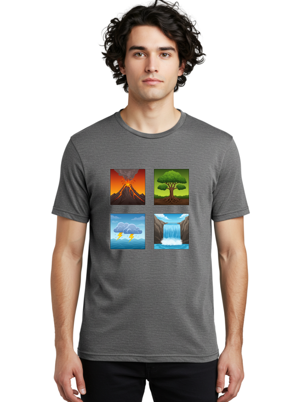 Natural-Elements Men'S Graphic Tee, 100% Cotton, Comfortable Casual Summer Wear, Machine Washable, Vintage Camera, Old Camera, Antique Camera, Black Camera, Classic Photography, Photography Equipment, Nostalgic Device, Film Camera, Camera Art Bam978