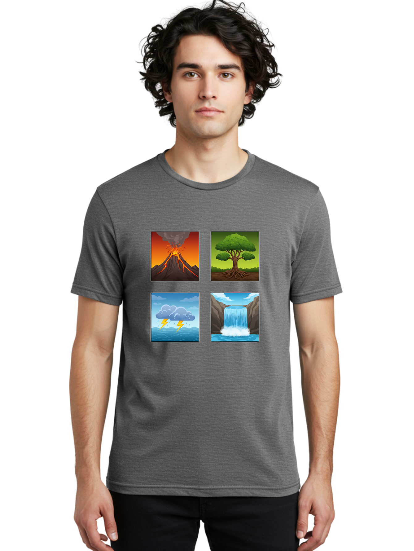 Natural-Elements Men'S Graphic Tee, 100% Cotton, Comfortable Casual Summer Wear, Machine Washable, Vintage Camera, Old Camera, Antique Camera, Black Camera, Classic Photography, Photography Equipment, Nostalgic Device, Film Camera, Camera Art Bam978