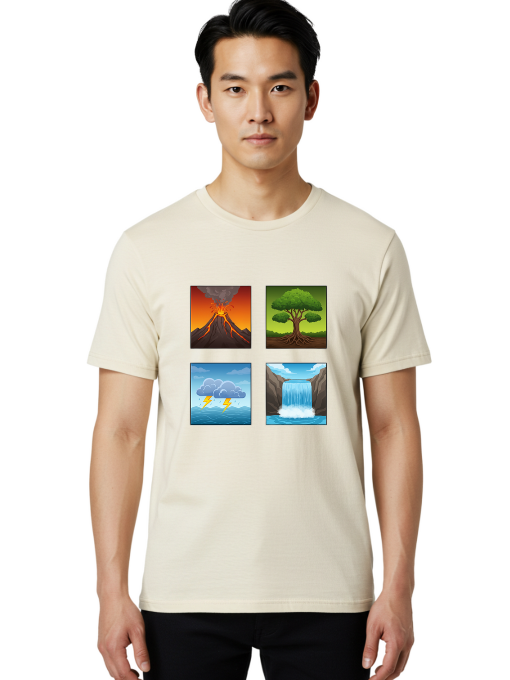 Natural-Elements Men'S Graphic Tee, 100% Cotton, Comfortable Casual Summer Wear, Machine Washable, Vintage Camera, Old Camera, Antique Camera, Black Camera, Classic Photography, Photography Equipment, Nostalgic Device, Film Camera, Camera Art Bam978