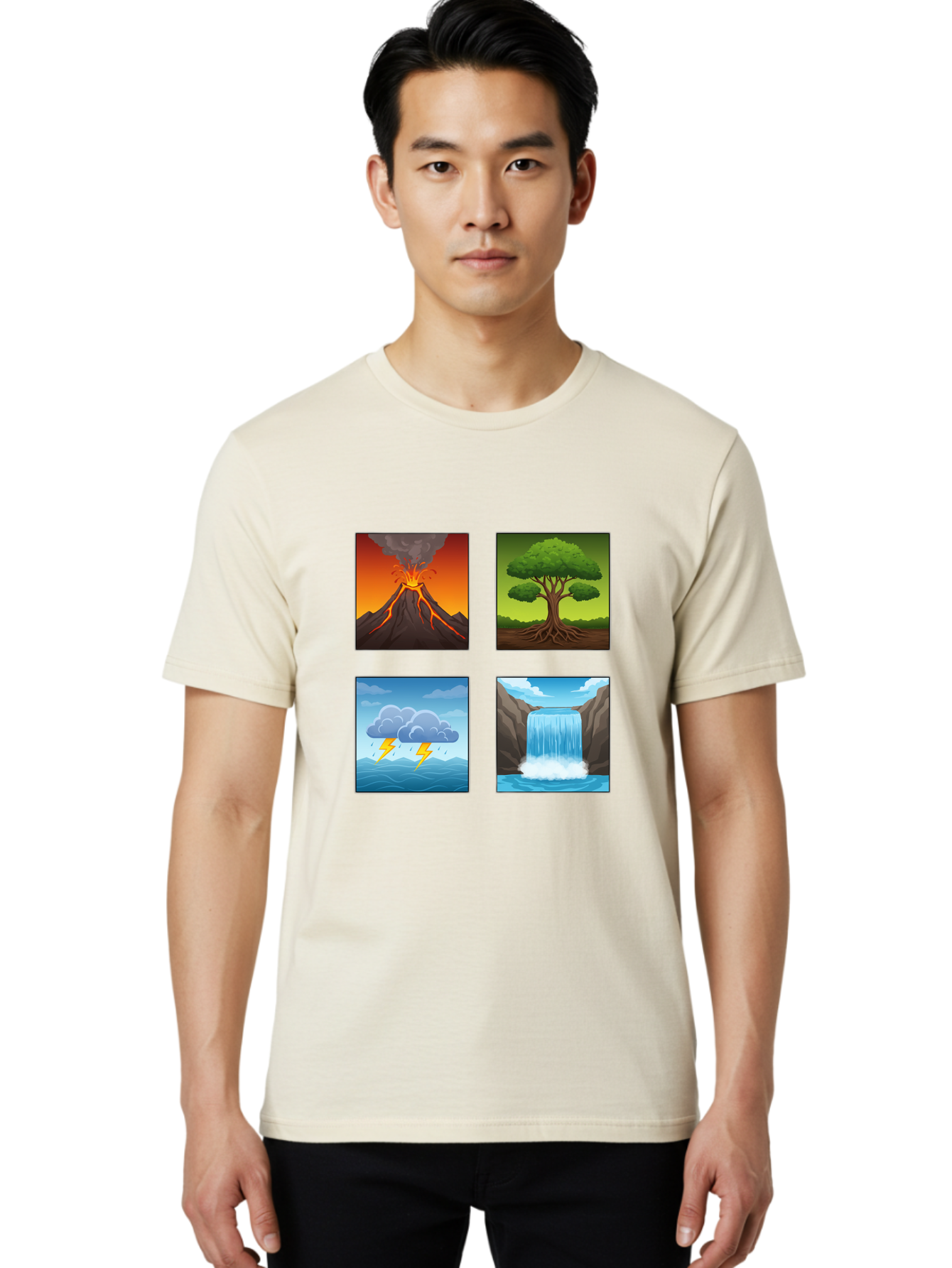 Natural-Elements Men'S Graphic Tee, 100% Cotton, Comfortable Casual Summer Wear, Machine Washable, Vintage Camera, Old Camera, Antique Camera, Black Camera, Classic Photography, Photography Equipment, Nostalgic Device, Film Camera, Camera Art Bam978
