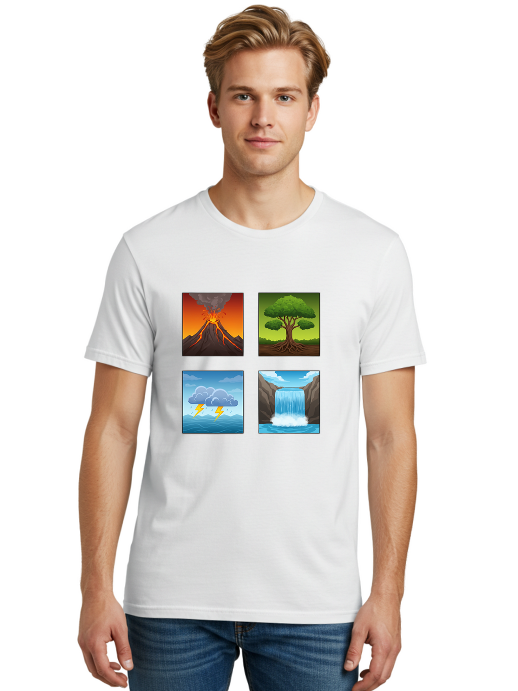 Natural-Elements Men'S Graphic Tee, 100% Cotton, Comfortable Casual Summer Wear, Machine Washable, Vintage Camera, Old Camera, Antique Camera, Black Camera, Classic Photography, Photography Equipment, Nostalgic Device, Film Camera, Camera Art Bam978