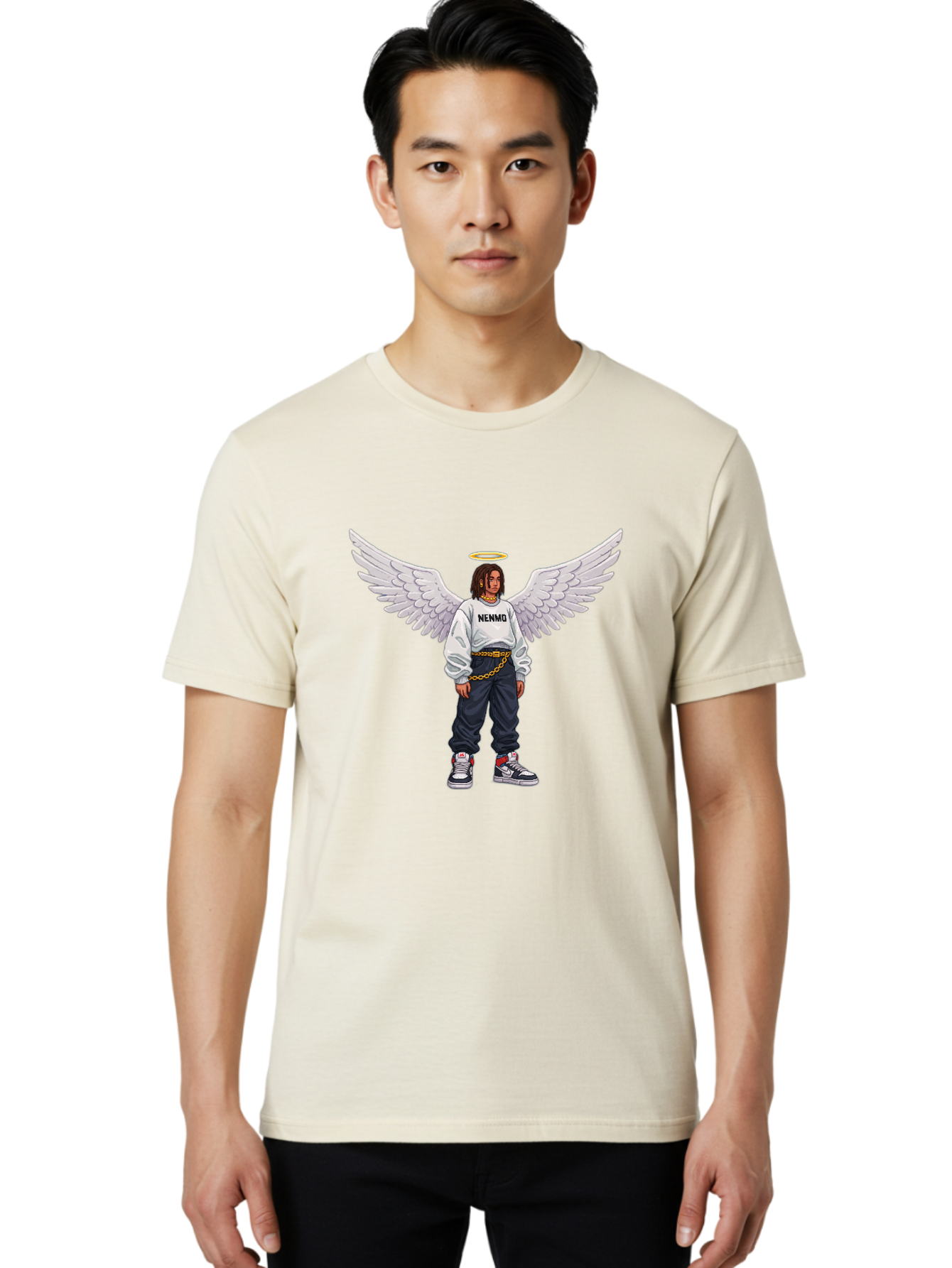 Nenmo-Angel Men'S Graphic Tee, 100% Cotton, Comfortable Casual Summer Wear, Machine Washable, Vintage Camera, Old Camera, Antique Camera, Black Camera, Classic Photography, Photography Equipment, Nostalgic Device, Film Camera, Camera Art Bam979