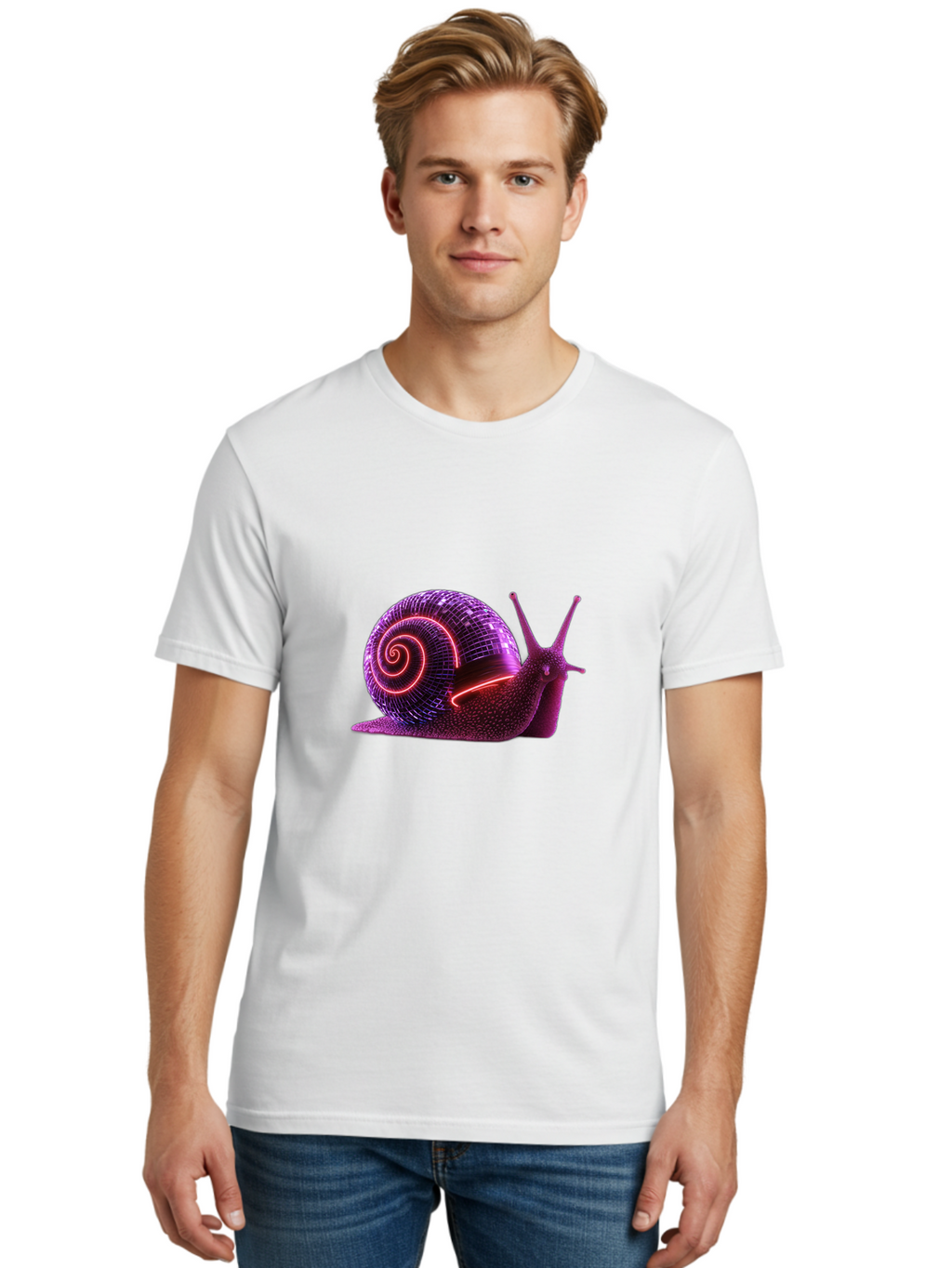Neon-Snail Men'S Graphic Tee, 100% Cotton, Comfortable Casual Summer Wear, Machine Washable, Vintage Camera, Old Camera, Antique Camera, Black Camera, Classic Photography, Photography Equipment, Nostalgic Device, Film Camera, Camera Art Bam980