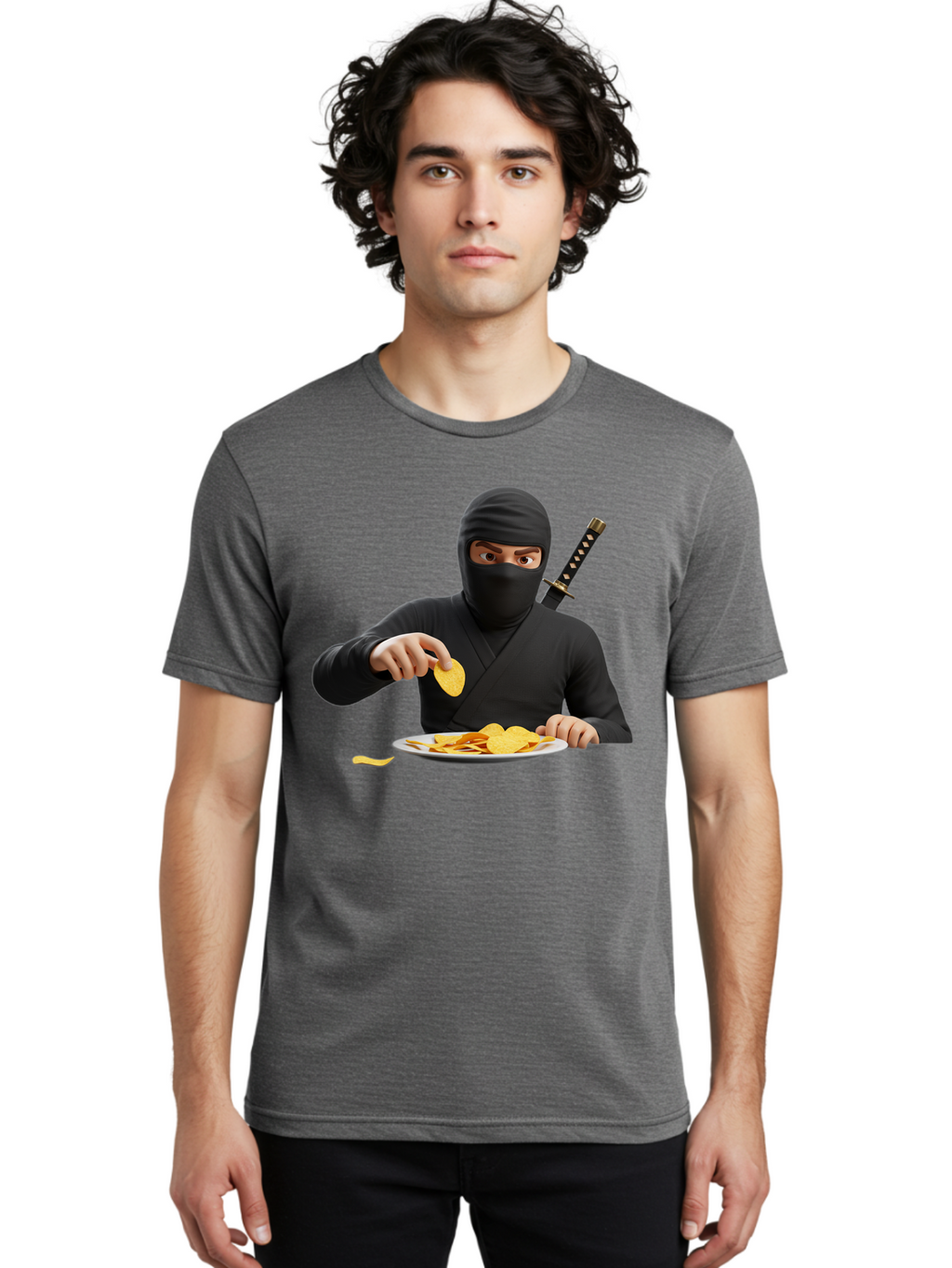 Ninja-Eating-Chips Men'S Graphic Tee, 100% Cotton, Comfortable Casual Summer Wear, Machine Washable, Vintage Camera, Old Camera, Antique Camera, Black Camera, Classic Photography, Photography Equipment, Nostalgic Device, Film Camera, Bam983