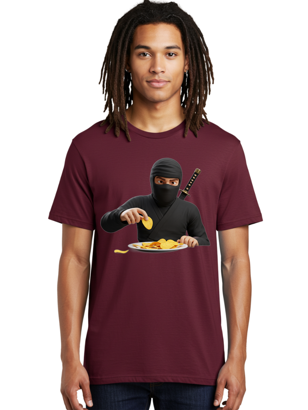 Ninja-Eating-Chips Men'S Graphic Tee, 100% Cotton, Comfortable Casual Summer Wear, Machine Washable, Vintage Camera, Old Camera, Antique Camera, Black Camera, Classic Photography, Photography Equipment, Nostalgic Device, Film Camera, Bam983
