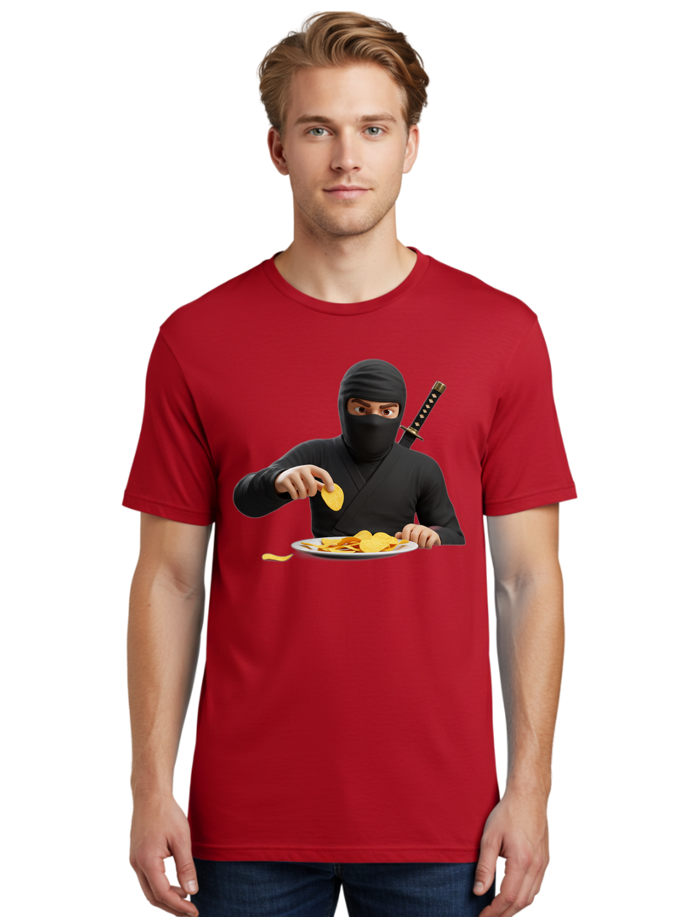 Ninja-Eating-Chips Men'S Graphic Tee, 100% Cotton, Comfortable Casual Summer Wear, Machine Washable, Vintage Camera, Old Camera, Antique Camera, Black Camera, Classic Photography, Photography Equipment, Nostalgic Device, Film Camera, Bam983