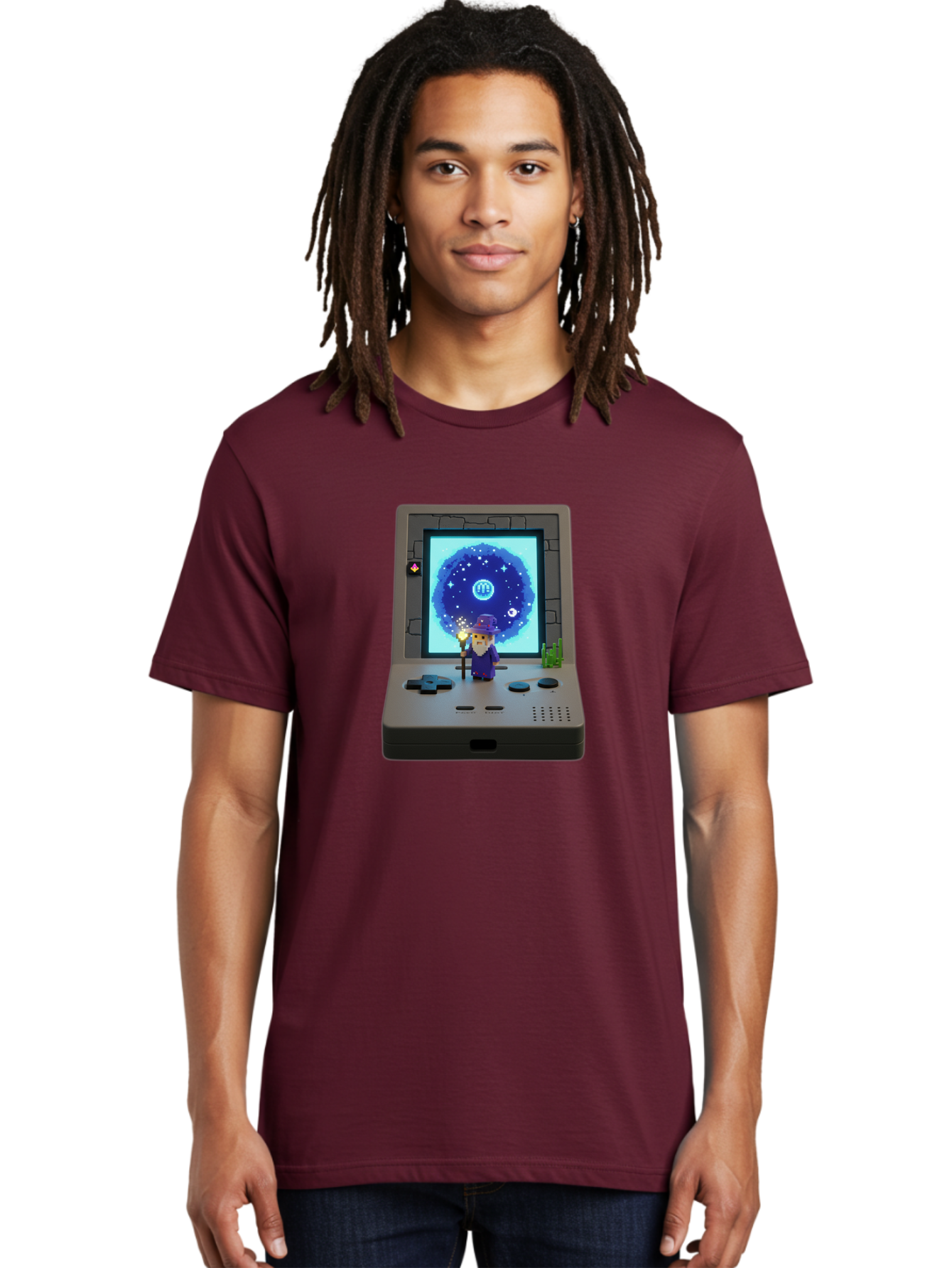 Nintendo-Game-Boy Men'S Graphic Tee, 100% Cotton, Comfortable Casual Summer Wear, Machine Washable, Vintage Camera, Old Camera, Antique Camera, Black Camera, Classic Photography, Photography Equipment, Nostalgic Device, Film Camera, Camera Art Bam984