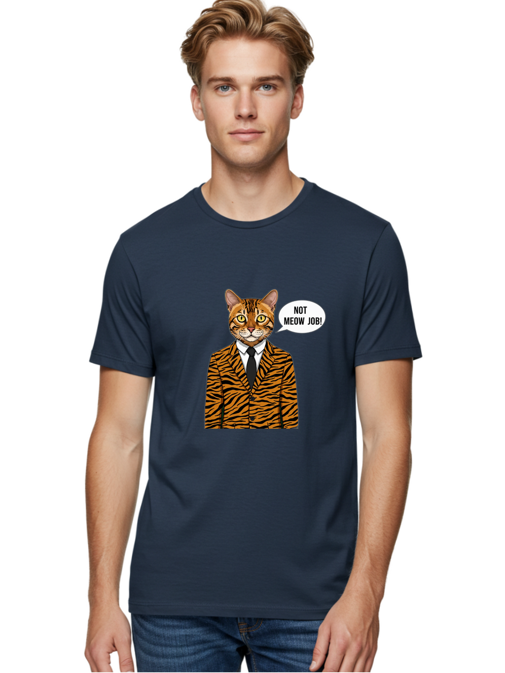 Not-Meow-Job-3 Men'S Graphic Tee, 100% Cotton, Comfortable Casual Summer Wear, Machine Washable, Vintage Camera, Old Camera, Antique Camera, Black Camera, Classic Photography, Photography Equipment, Nostalgic Device, Film Camera, Camera Art Bam988