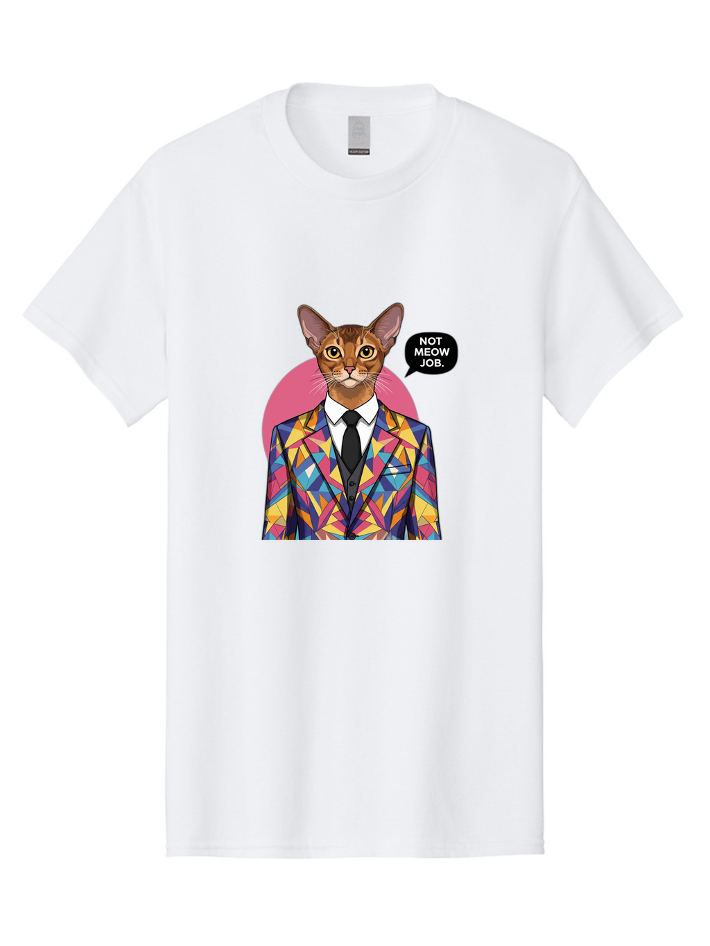 Not-Meow-Job-4 Men'S Graphic Tee, 100% Cotton, Comfortable Casual Summer Wear, Machine Washable, Vintage Camera, Old Camera, Antique Camera, Black Camera, Classic Photography, Photography Equipment, Nostalgic Device, Film Camera, Camera Art Bam989