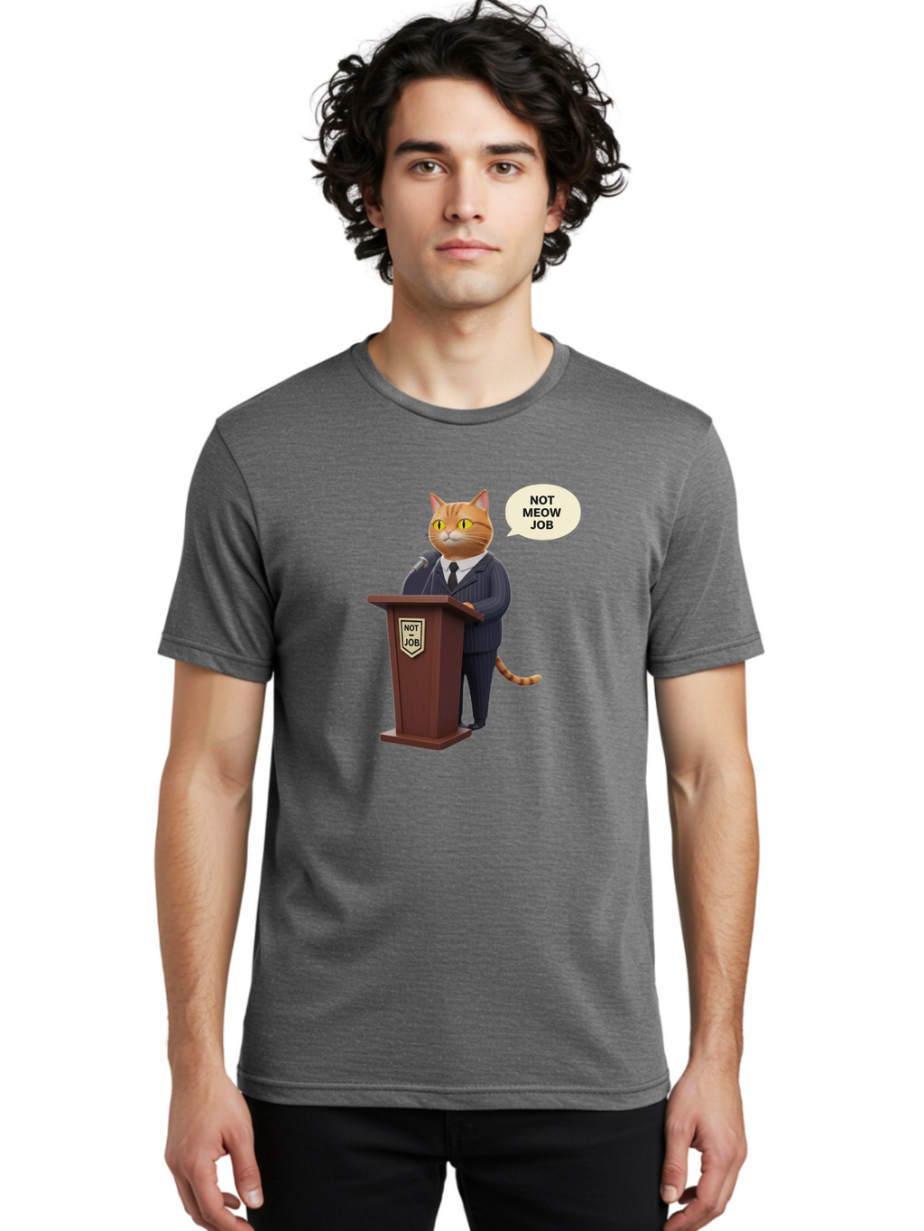 Not-Meow-Job Men'S Graphic Tee, 100% Cotton, Comfortable Casual Summer Wear, Machine Washable, Vintage Camera, Old Camera, Antique Camera, Black Camera, Classic Photography, Photography Equipment, Nostalgic Device, Film Camera, Camera Art Bam990