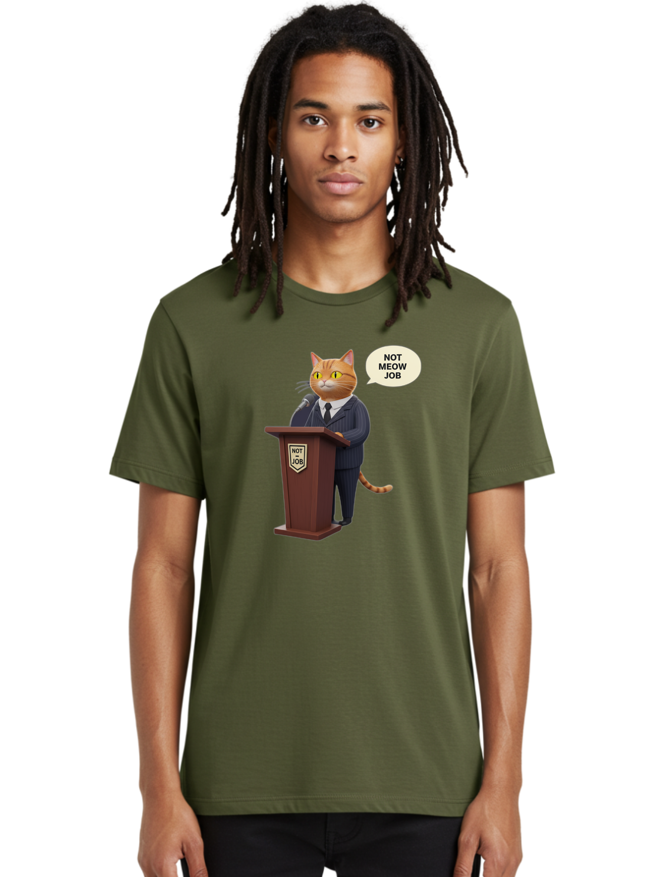 Not-Meow-Job Men'S Graphic Tee, 100% Cotton, Comfortable Casual Summer Wear, Machine Washable, Vintage Camera, Old Camera, Antique Camera, Black Camera, Classic Photography, Photography Equipment, Nostalgic Device, Film Camera, Camera Art Bam990