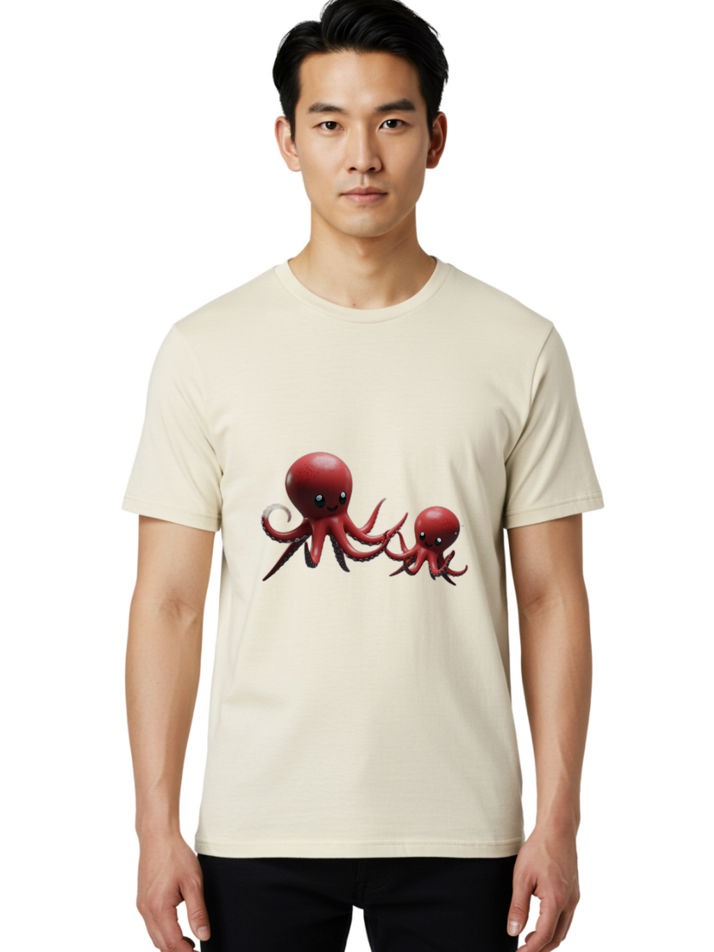 Octo Men'S Graphic Tee, 100% Cotton, Comfortable Casual Summer Wear, Machine Washable, Vintage Camera, Old Camera, Antique Camera, Black Camera, Classic Photography, Photography Equipment, Nostalgic Device, Film Camera, Camera Art Bam991